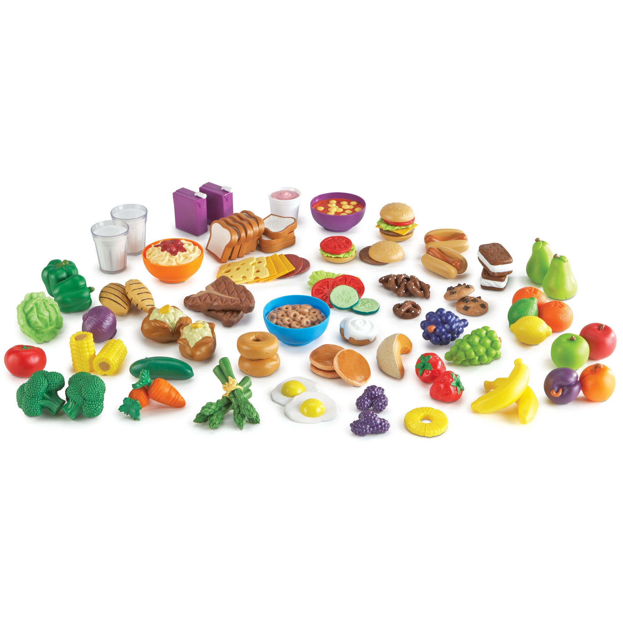 Learning Resources New Sprouts Play Food Set - Classroom Assortment in Large Tote - Image 2