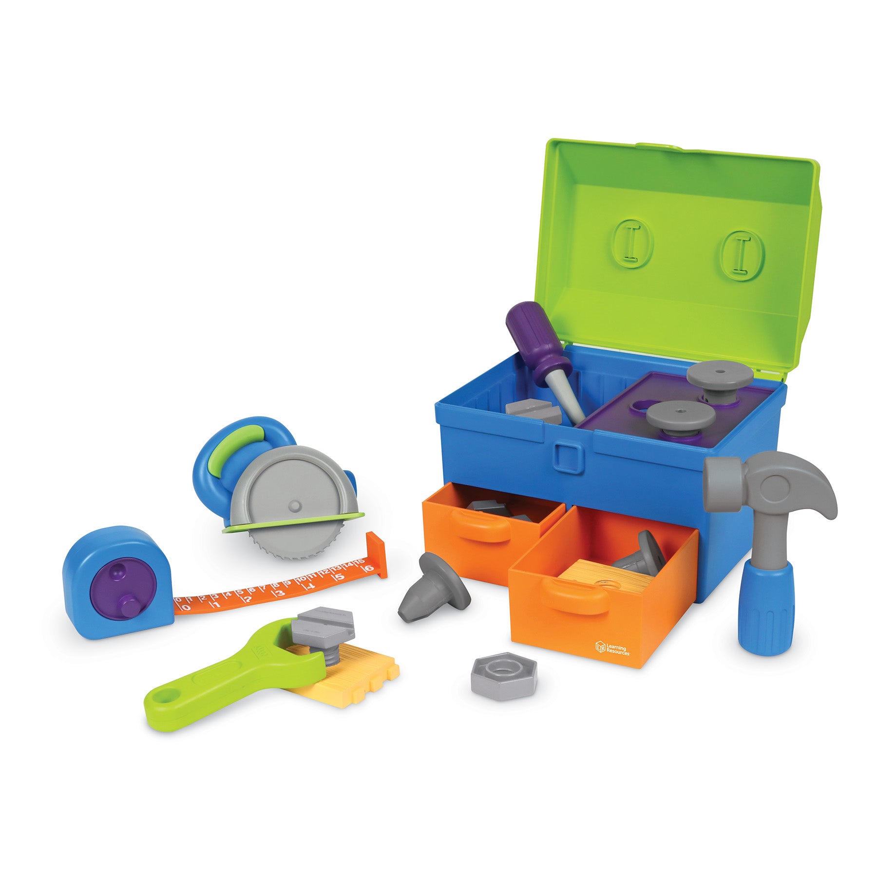 Learning Resources New Sprouts Deluxe Tool Set - Toddler Pretend Play - Image 3