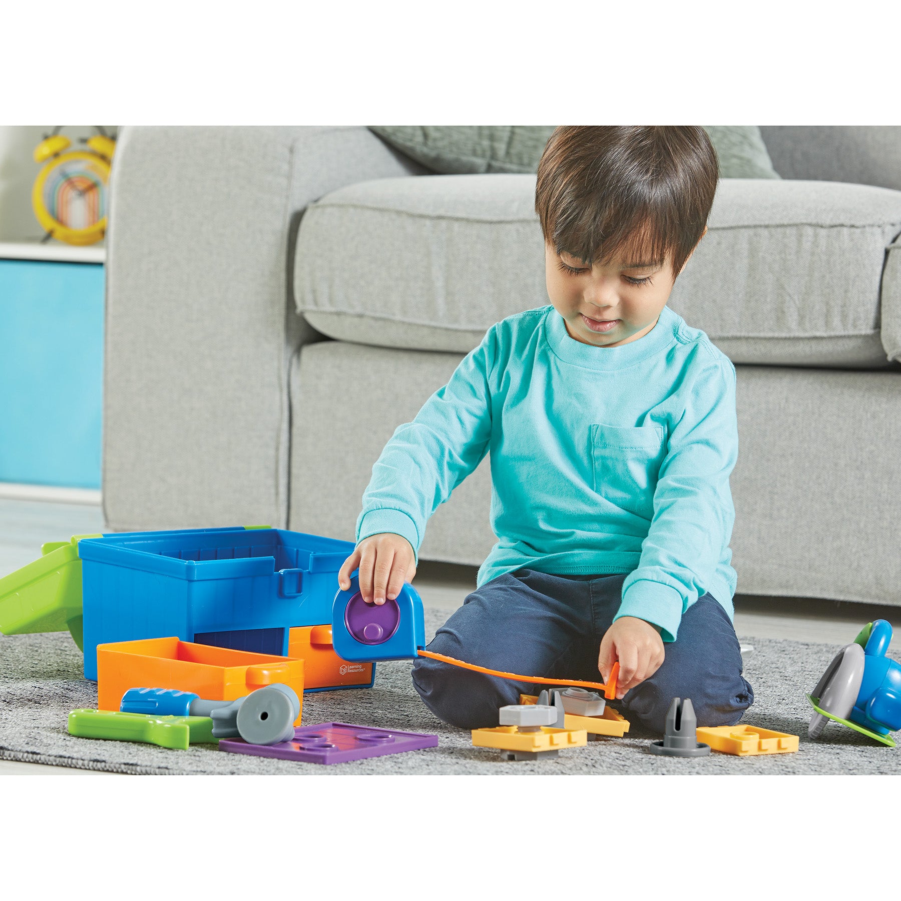 Learning Resources New Sprouts Deluxe Tool Set - Toddler Pretend Play - Image 7