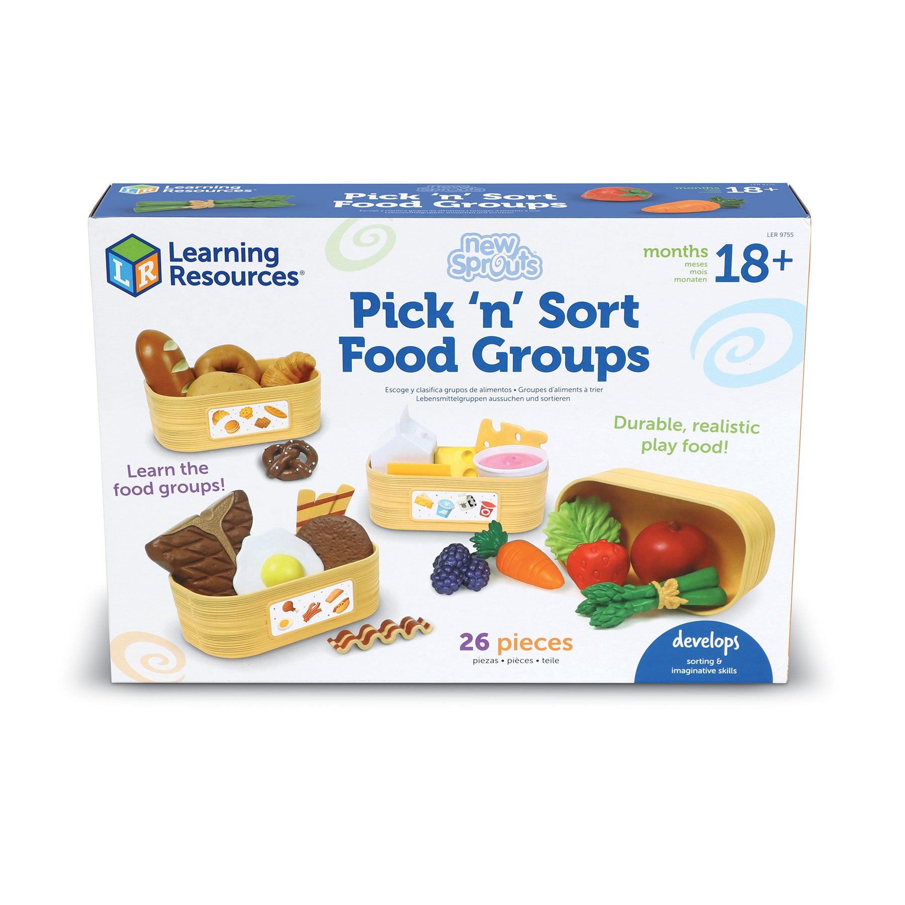 Learning Resources New Sprouts Pick 'n' Sort Food Groups - Educational Play Set - Image 4
