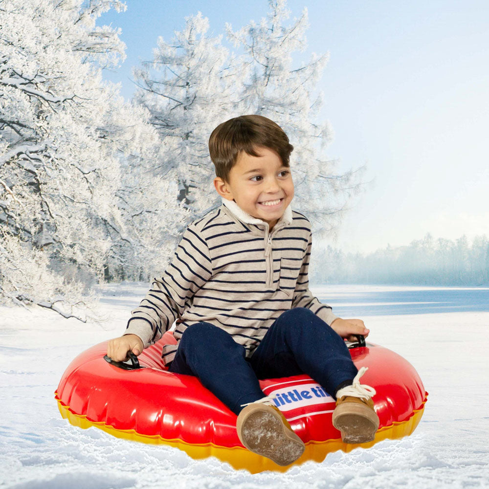 Little Tikes Heavy-Duty Inflatable Snow Tube for Kids - Image 2