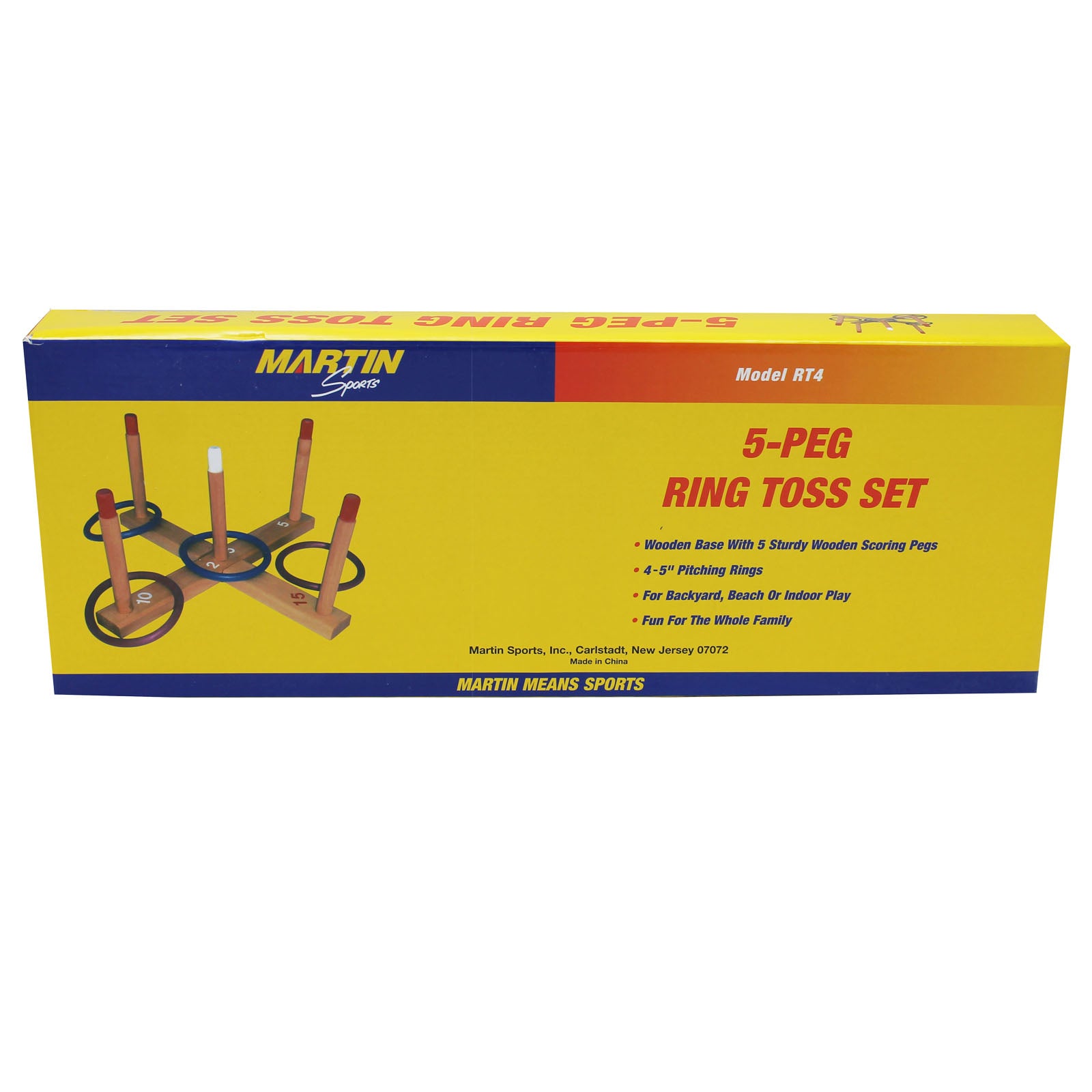 Martin Sports Deluxe Ring Toss Game Set for Outdoor Fun - Image 2