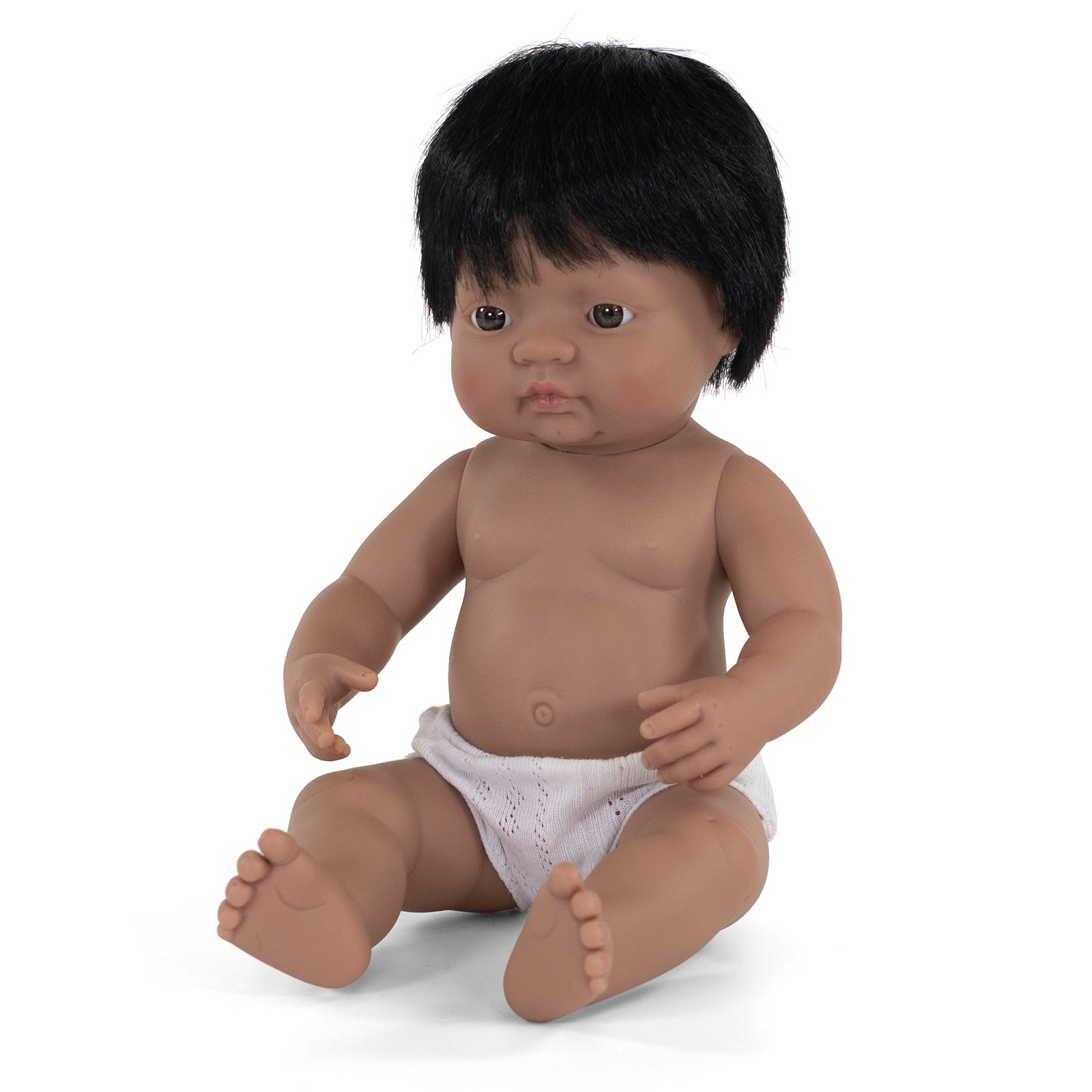 Miniland 15-inch Vinyl Baby Doll with Movable Limbs - Image 2