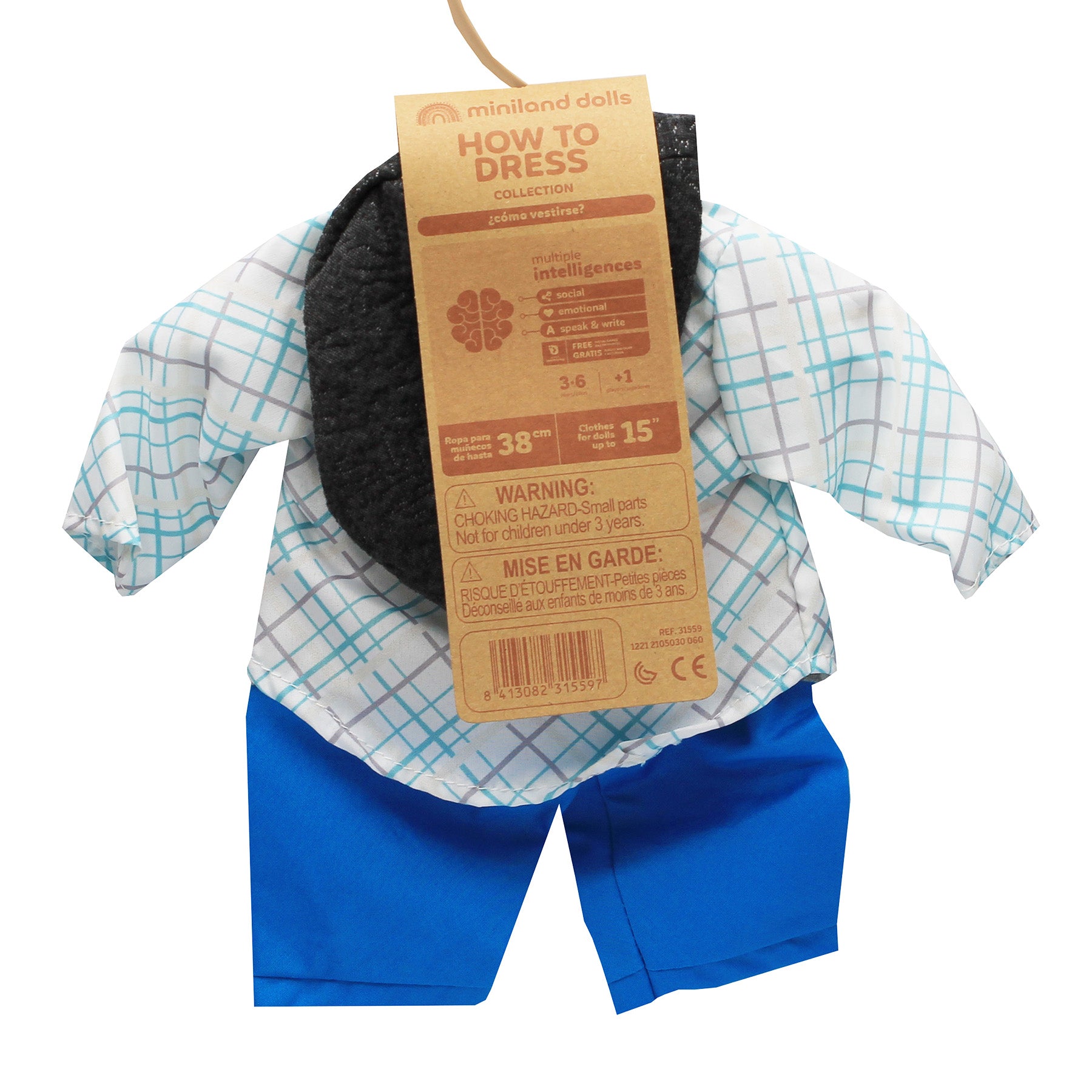Miniland Mild Weather Doll Outfit Set for 15" Dolls - Image 3