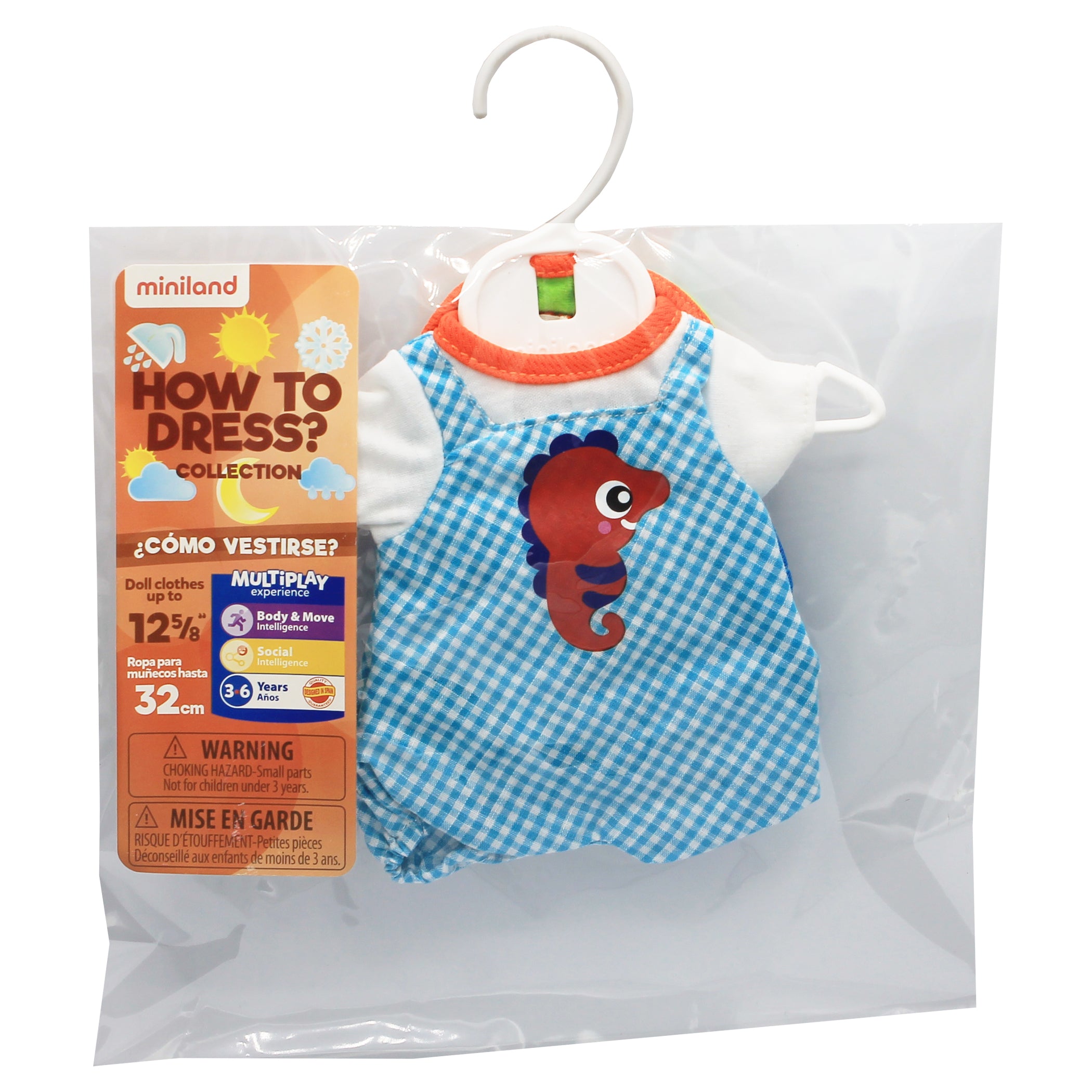 Miniland Warm Weather Jumper and Cap Outfit for 12-5/8?? Dolls - Image 2