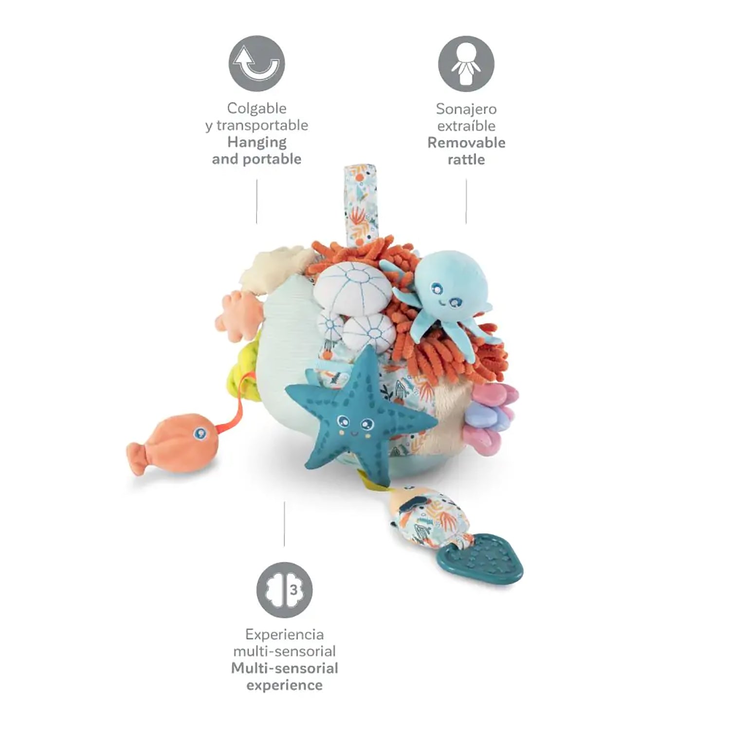 Miniland Sensorial Reef ?C Baby??s Interactive Sensory Center - Image 3
