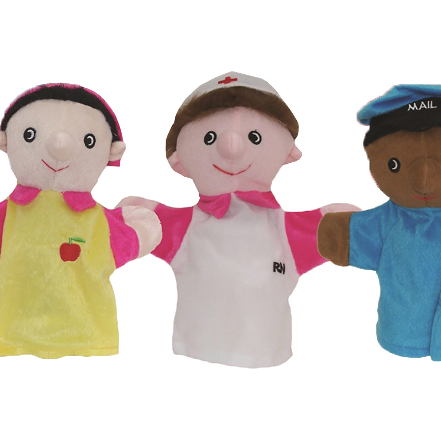 Get Ready Kids Multicultural Community Helper Puppet Set, 10 Pieces - Image 3