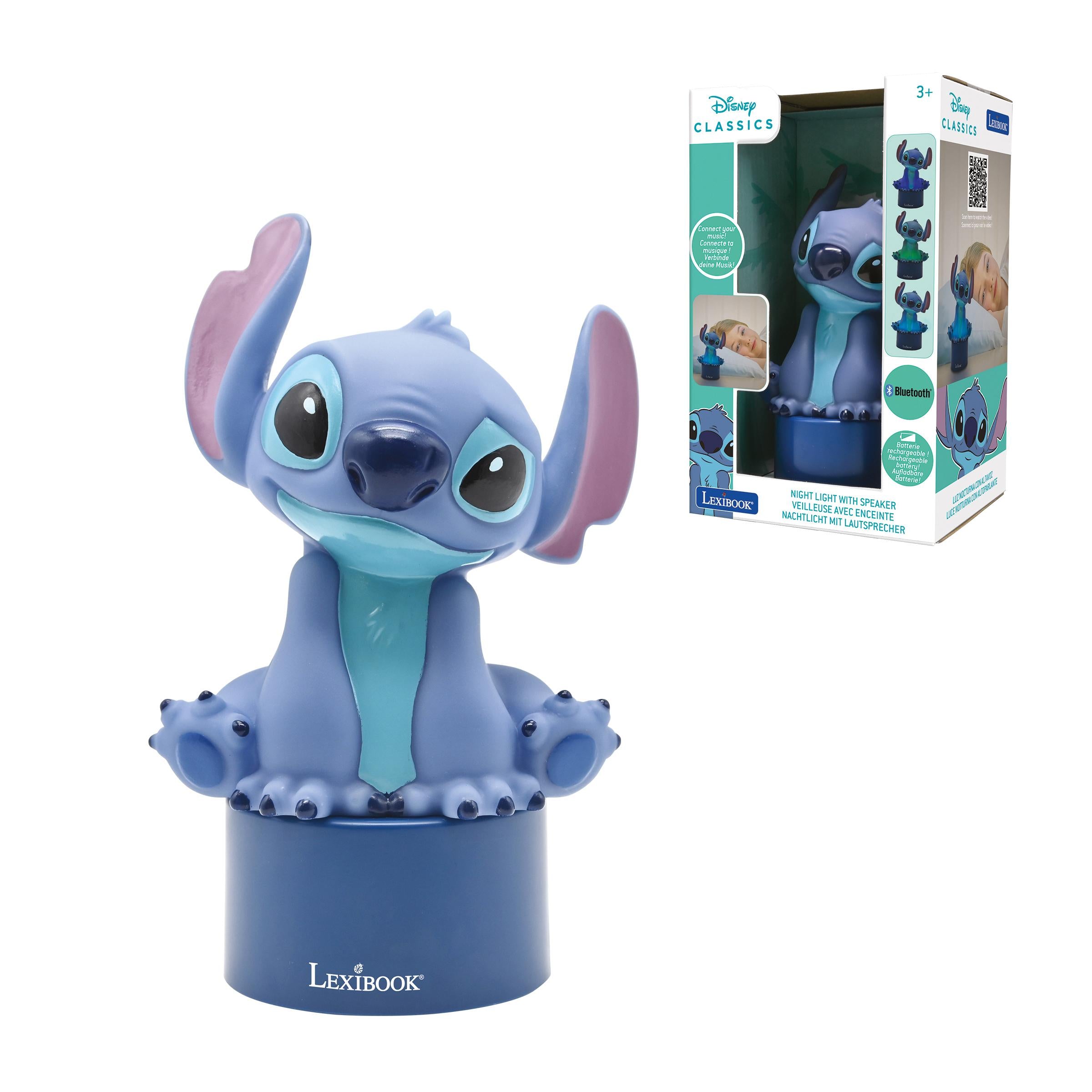 Stitch LED Nightlight and Bluetooth Speaker - Multicolor - Image 2