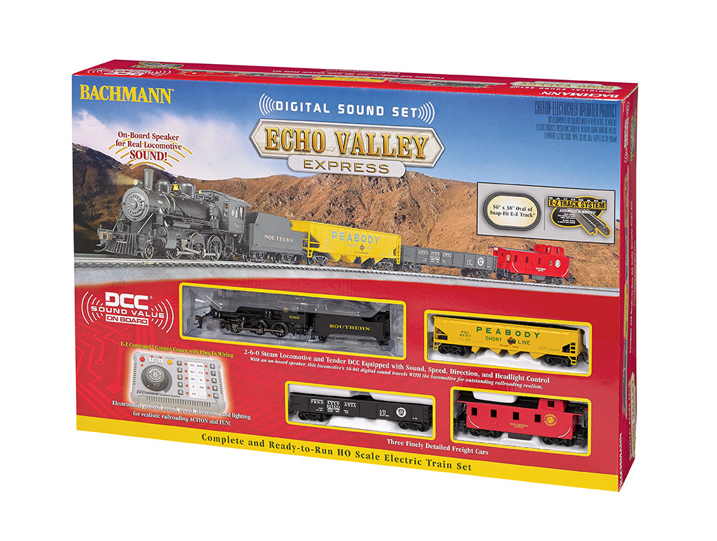 Bachmann Trains - Echo Valley Express HO Scale Electric Train Set with DCC Sound Value - Image 2