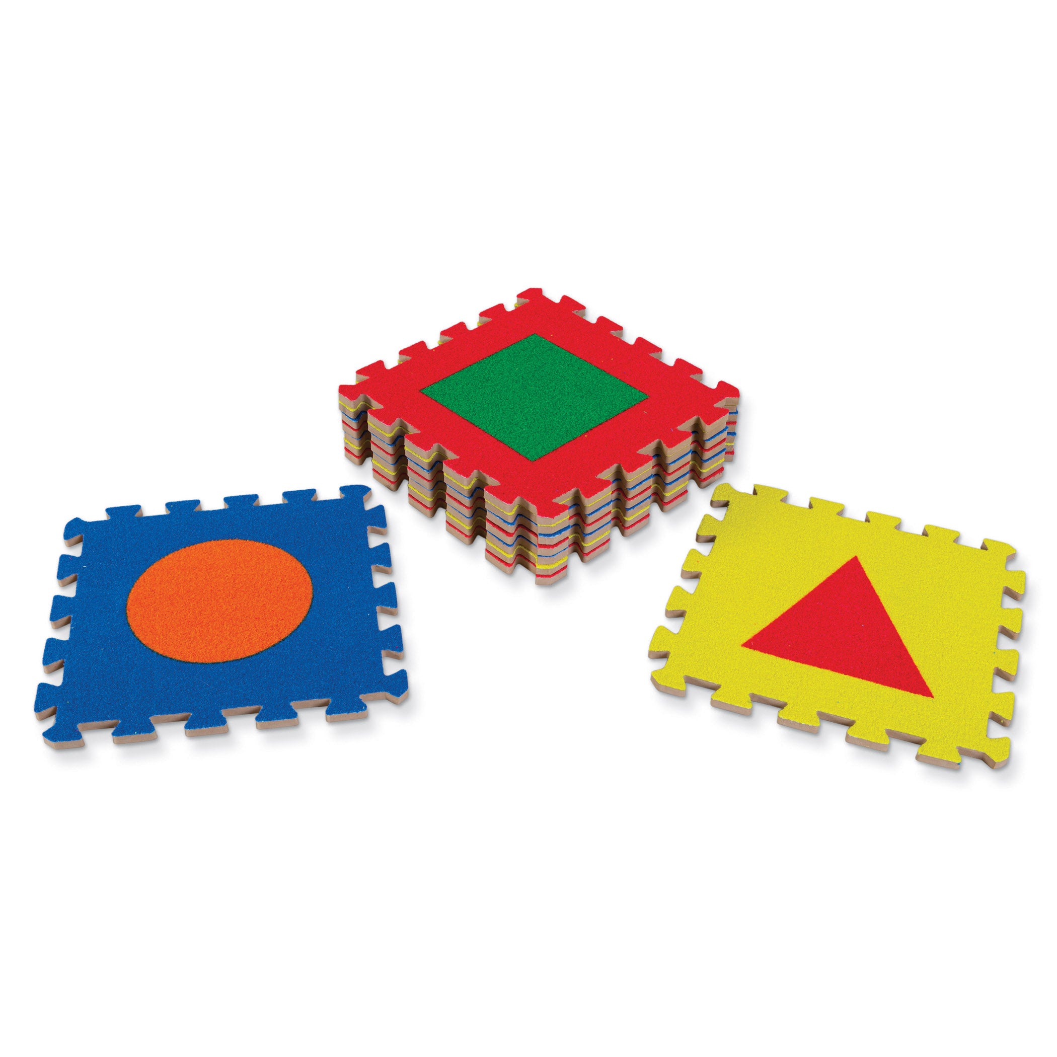 WonderFoam Interlocking Carpet Tiles, Colorful 12x12 Inch Play Mats, 9-Pack - Image 2