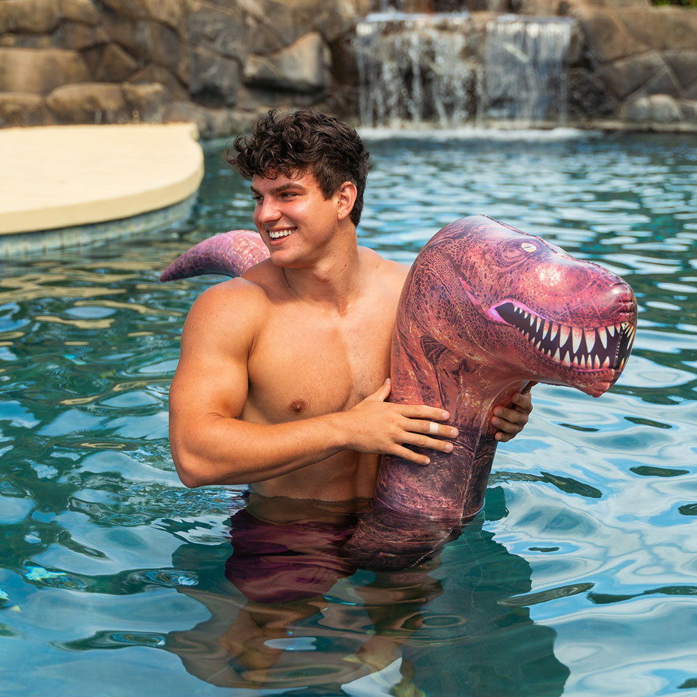 PoolCandy Large T-Rex Ride-On Pool Noodle - Dinosaur T-Rex - Image 2