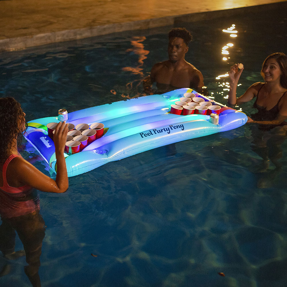 Illuminated LED Pool Party Pong Showdown - Image 2