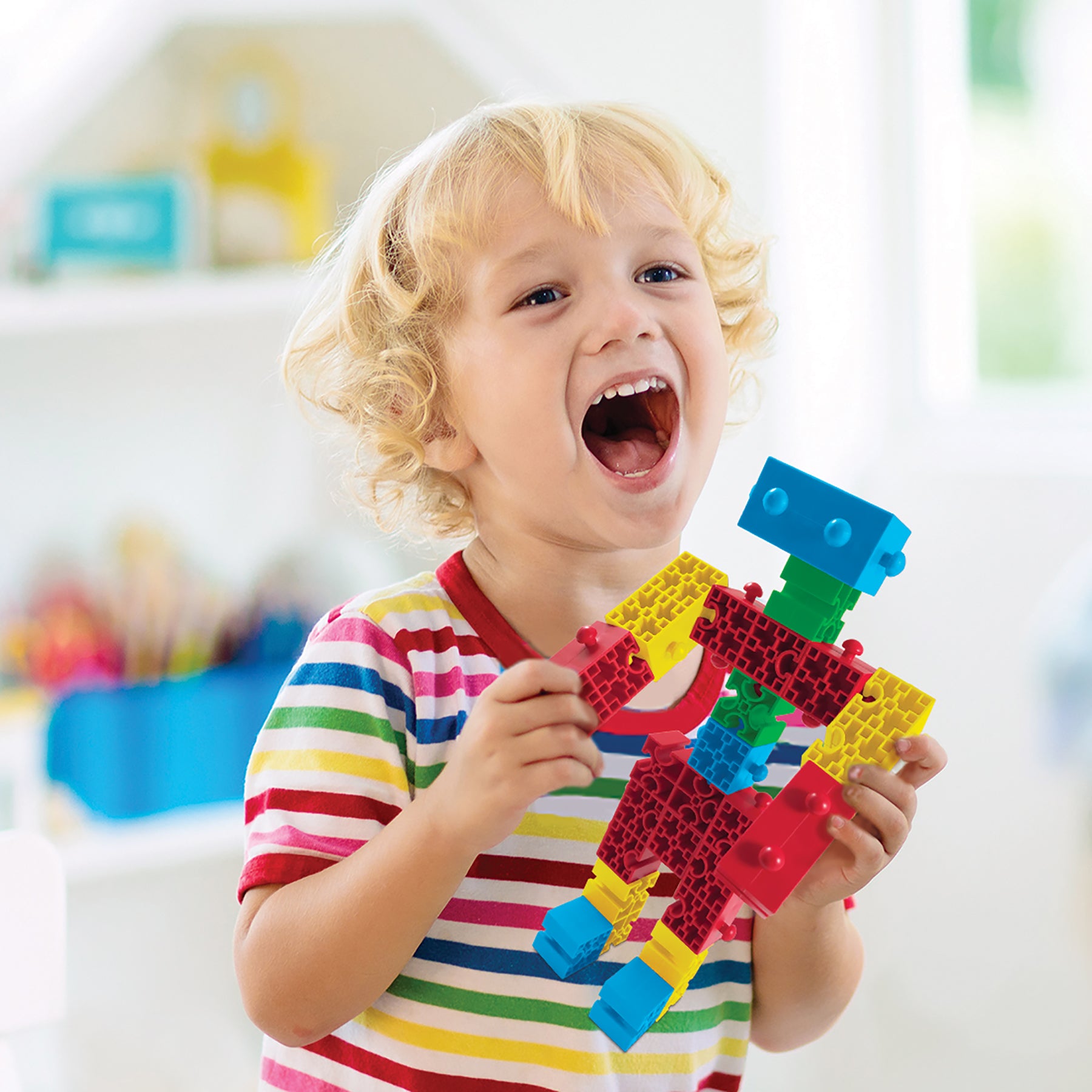 Roylco Lock Blox STEAM Building Set - Colorful Educational Toy - Image 7