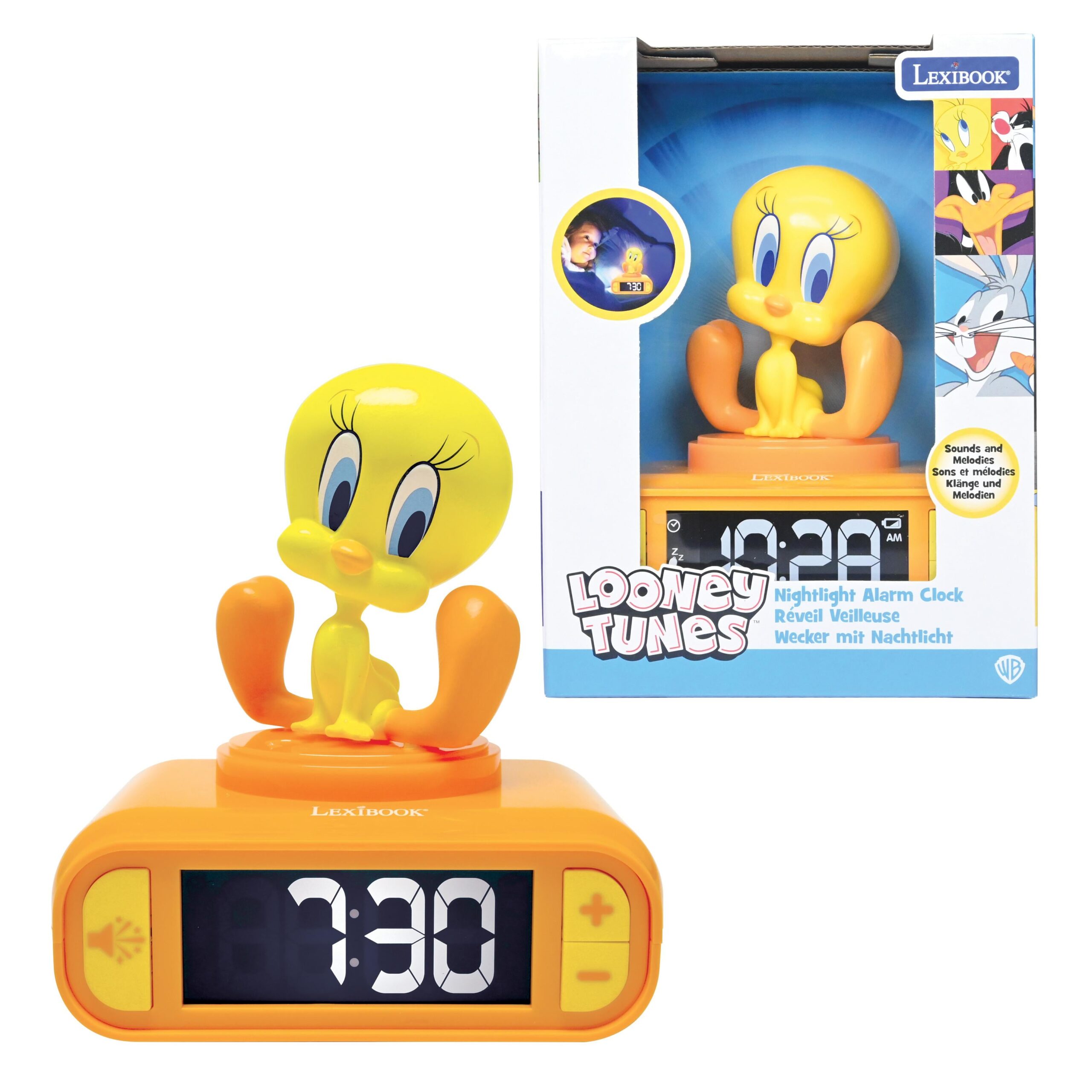 Tweety Themed Nightlight Alarm Clock - Adjustable Sounds - Image 5