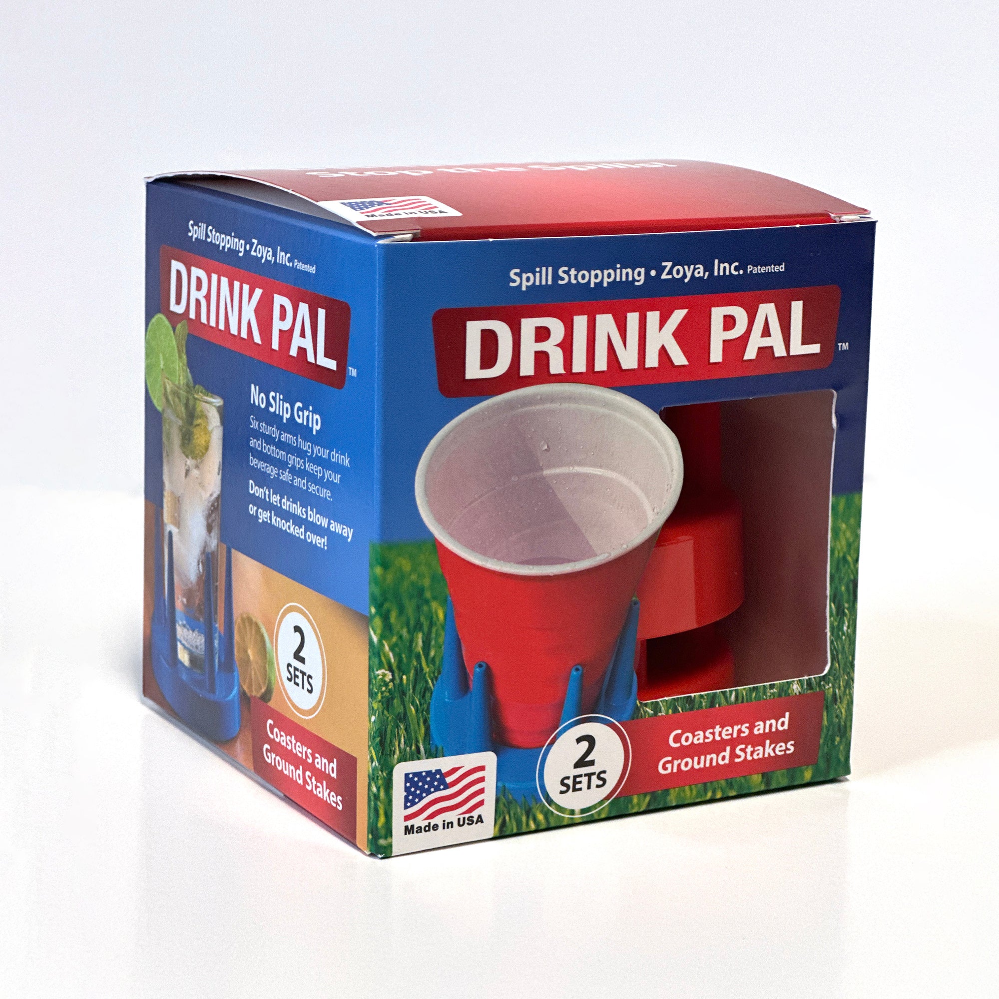 Zoya Drink Pal Coaster Set of 4 - Vibrant Table Protectors - Image 2