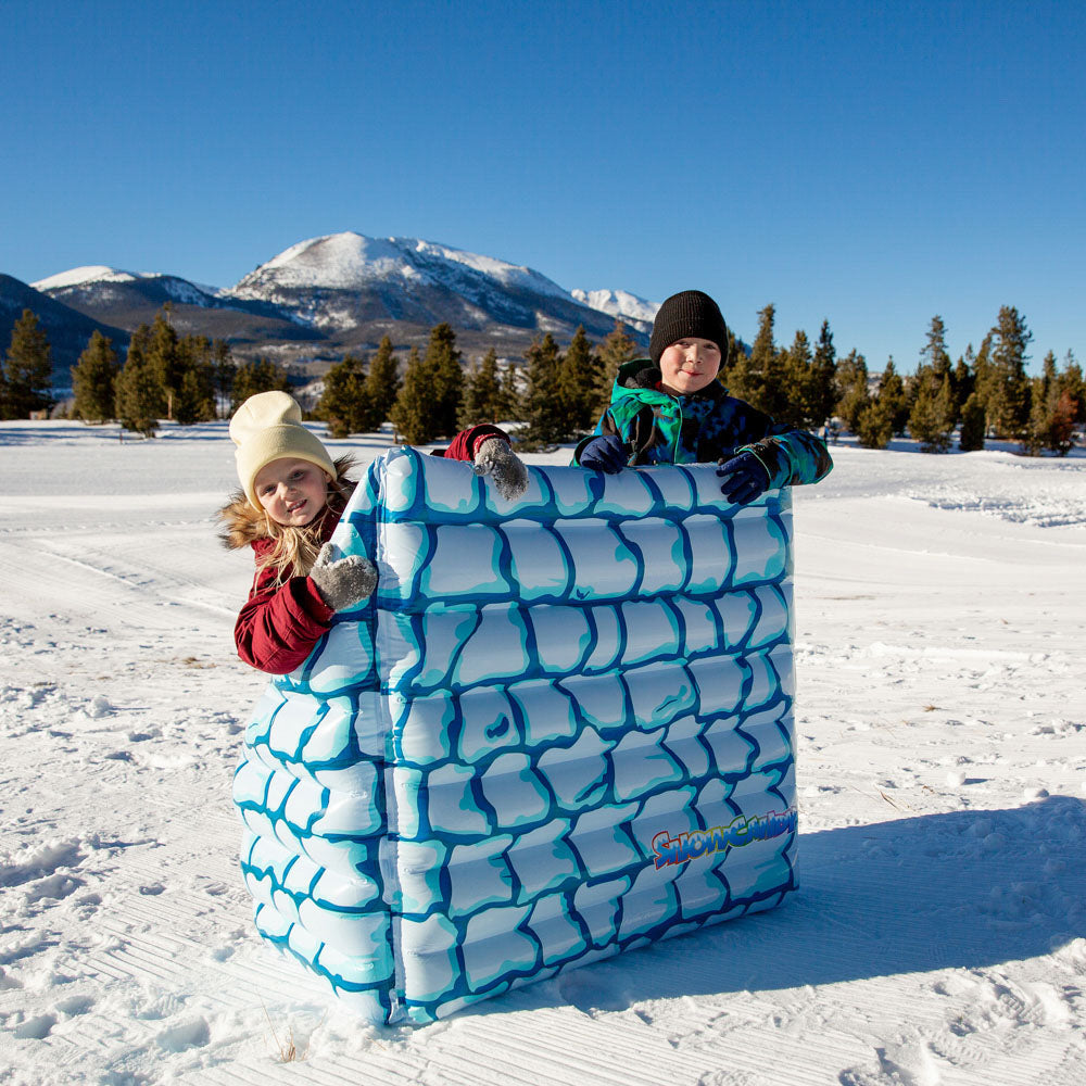 Arctic Fortress Inflatable Snow Bunker - Ultimate Snowball Shield - Image 3
