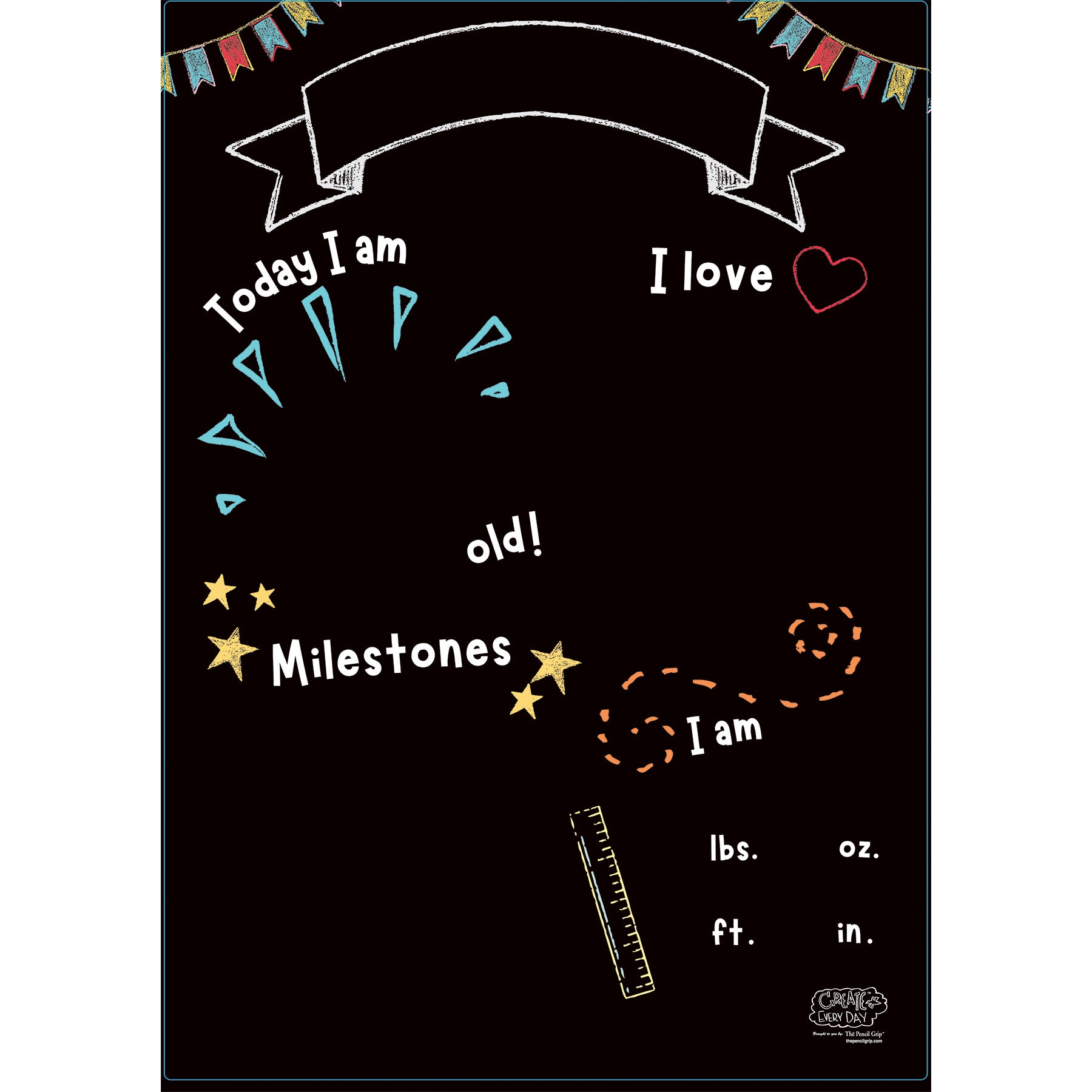 The Pencil Grip Home Milestones Interactive Playmat - Pack of 6 - Image 2