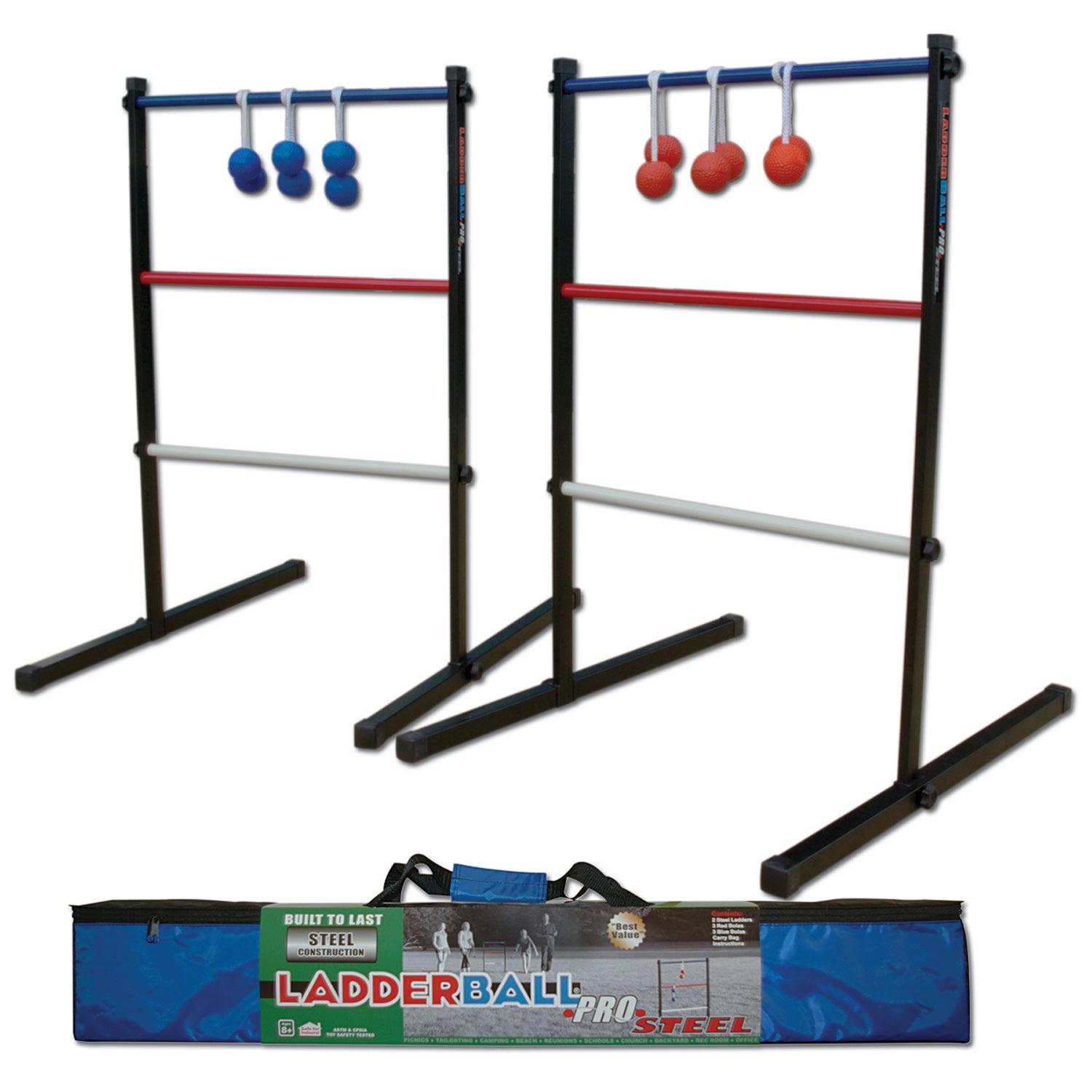 University Games Ladderball Pro Steel Outdoor Game Set - Image 3