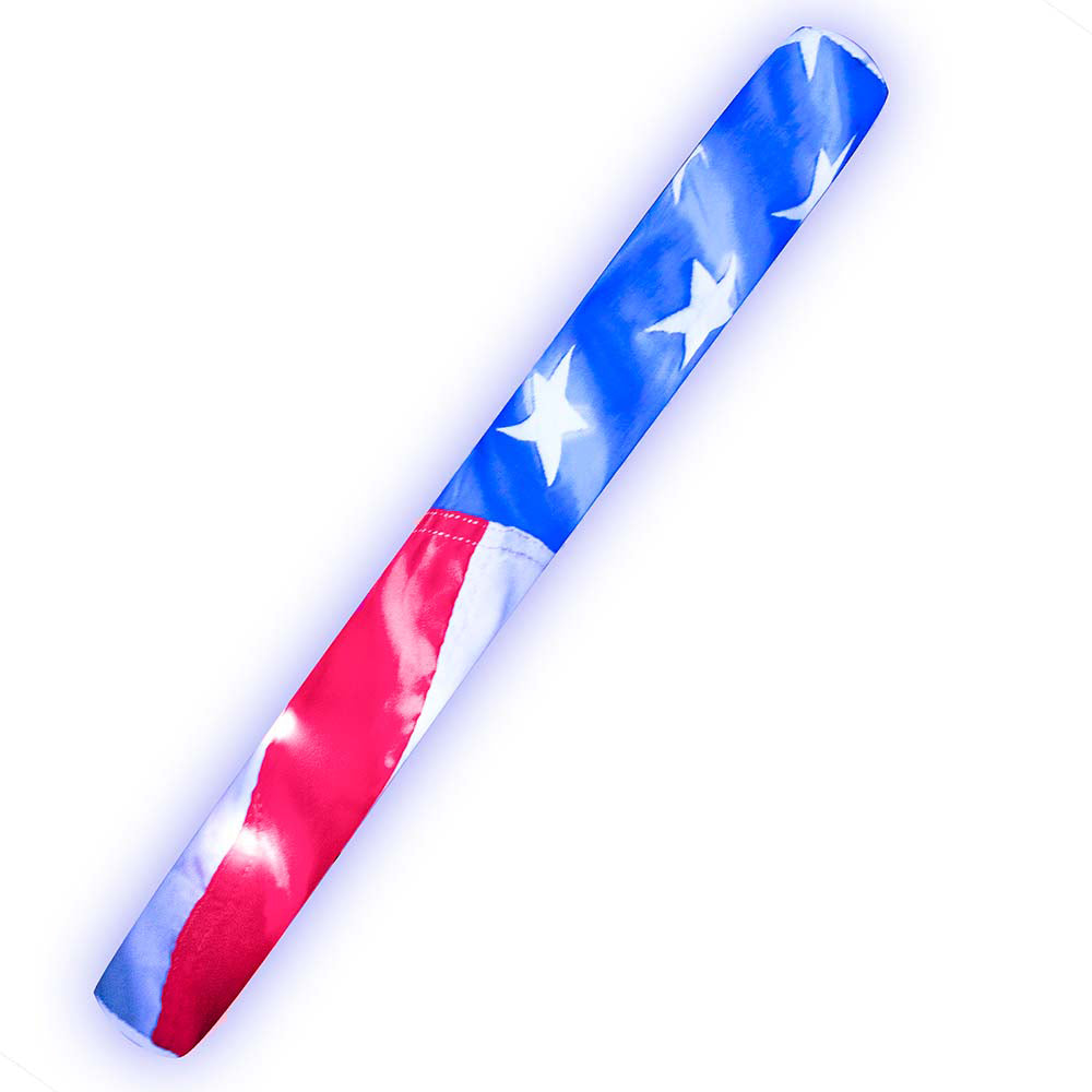 Patriotic Stars & Stripes LED Illuminated Super Noodle - Image 2