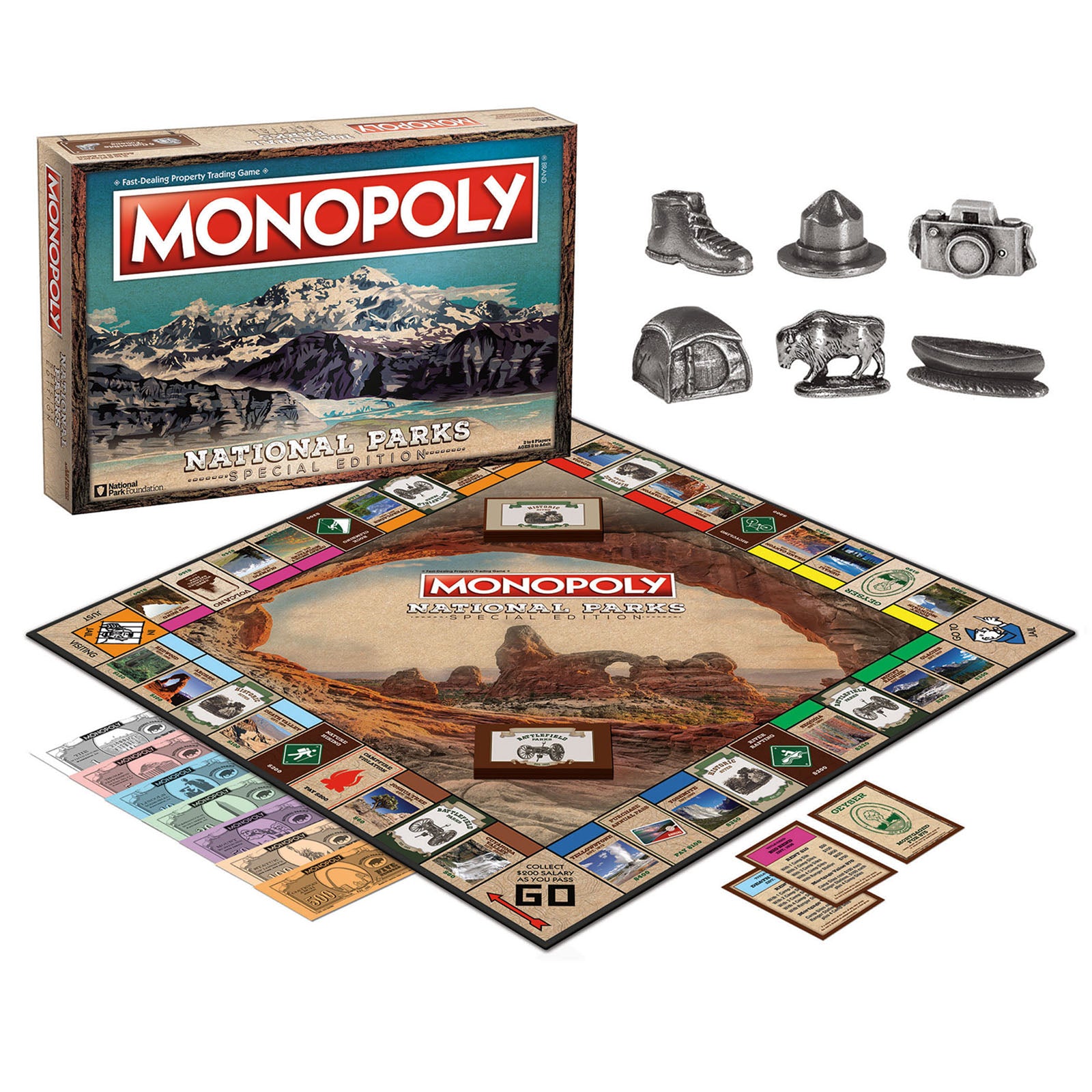USAopoly MONOPOLY: National Parks Edition Board Game - Image 2