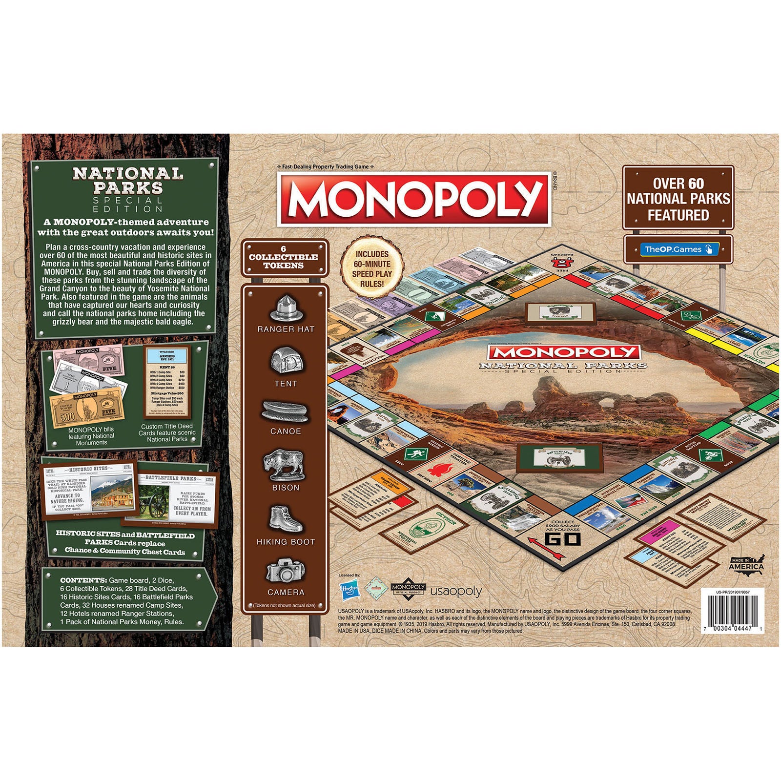 USAopoly MONOPOLY: National Parks Edition Board Game - Image 5