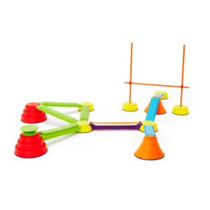 GONGE Build N?? Balance Advanced Set, Playful Backyard Balancing Course