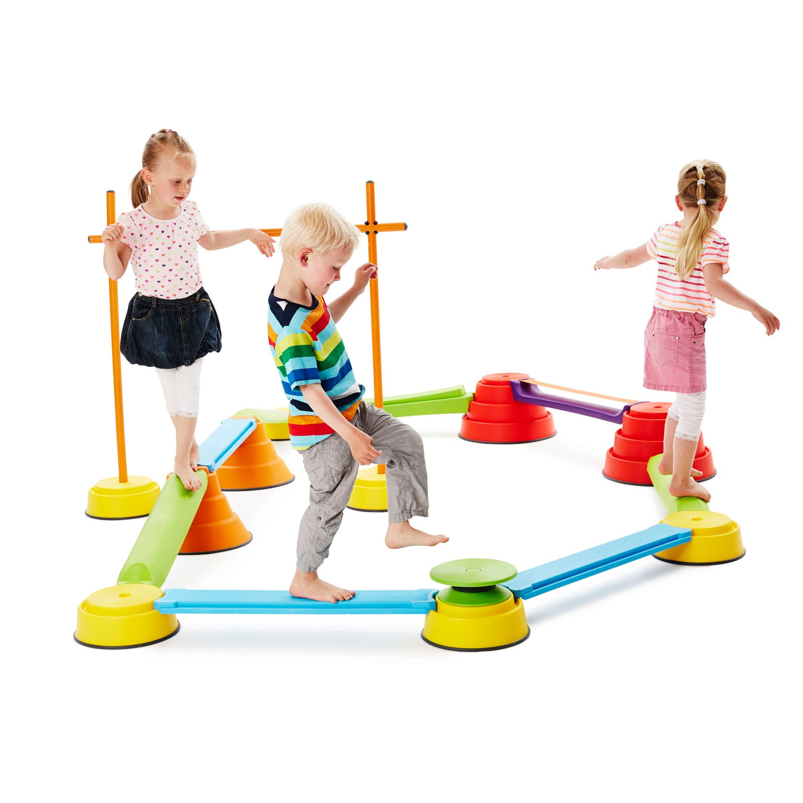 GONGE Build N?? Balance Advanced Set, Playful Backyard Balancing Course - Image 2