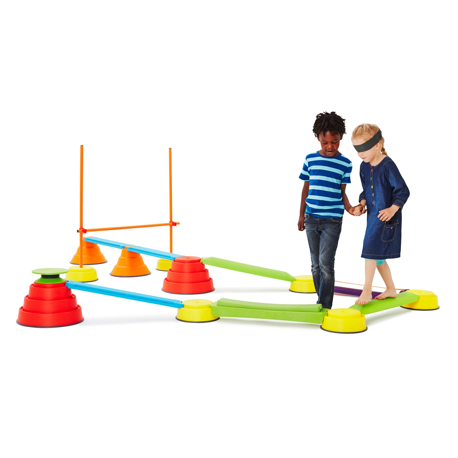 GONGE Build N?? Balance Advanced Set, Playful Backyard Balancing Course - Image 3