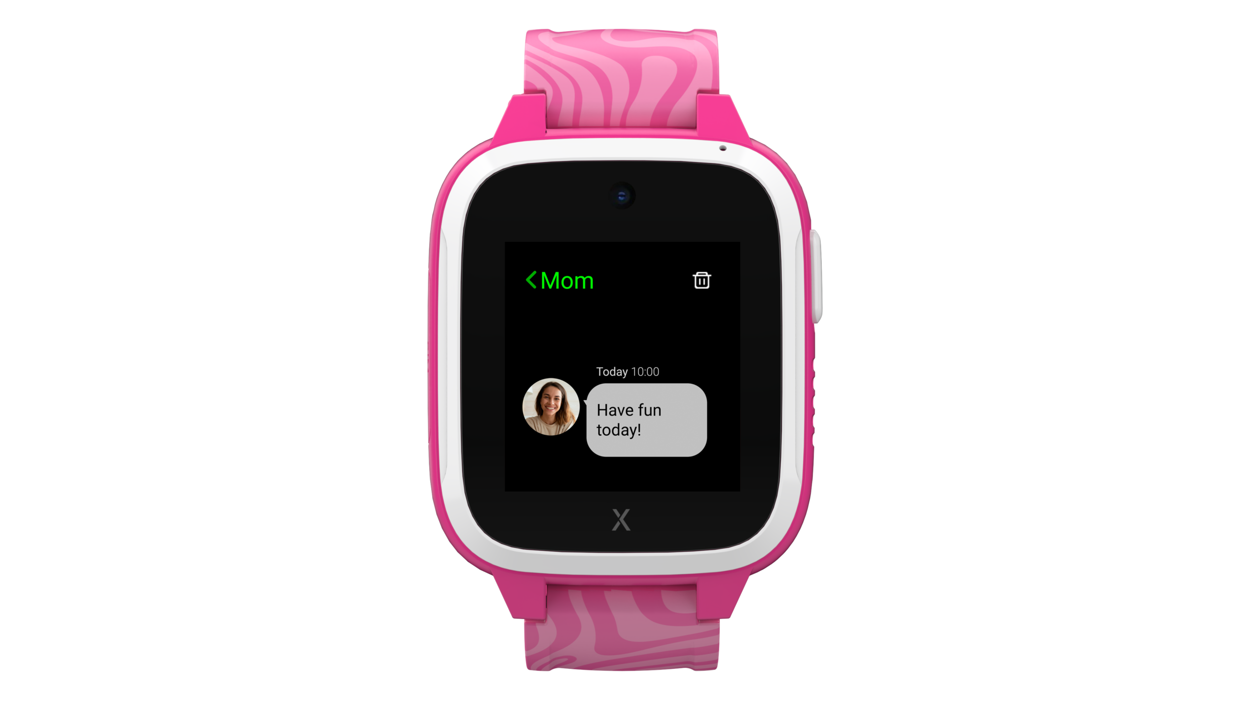 Xplora XGO3 Jungle Edition Kids?? Smart Watch - Pink Zebra Strap - Image 5