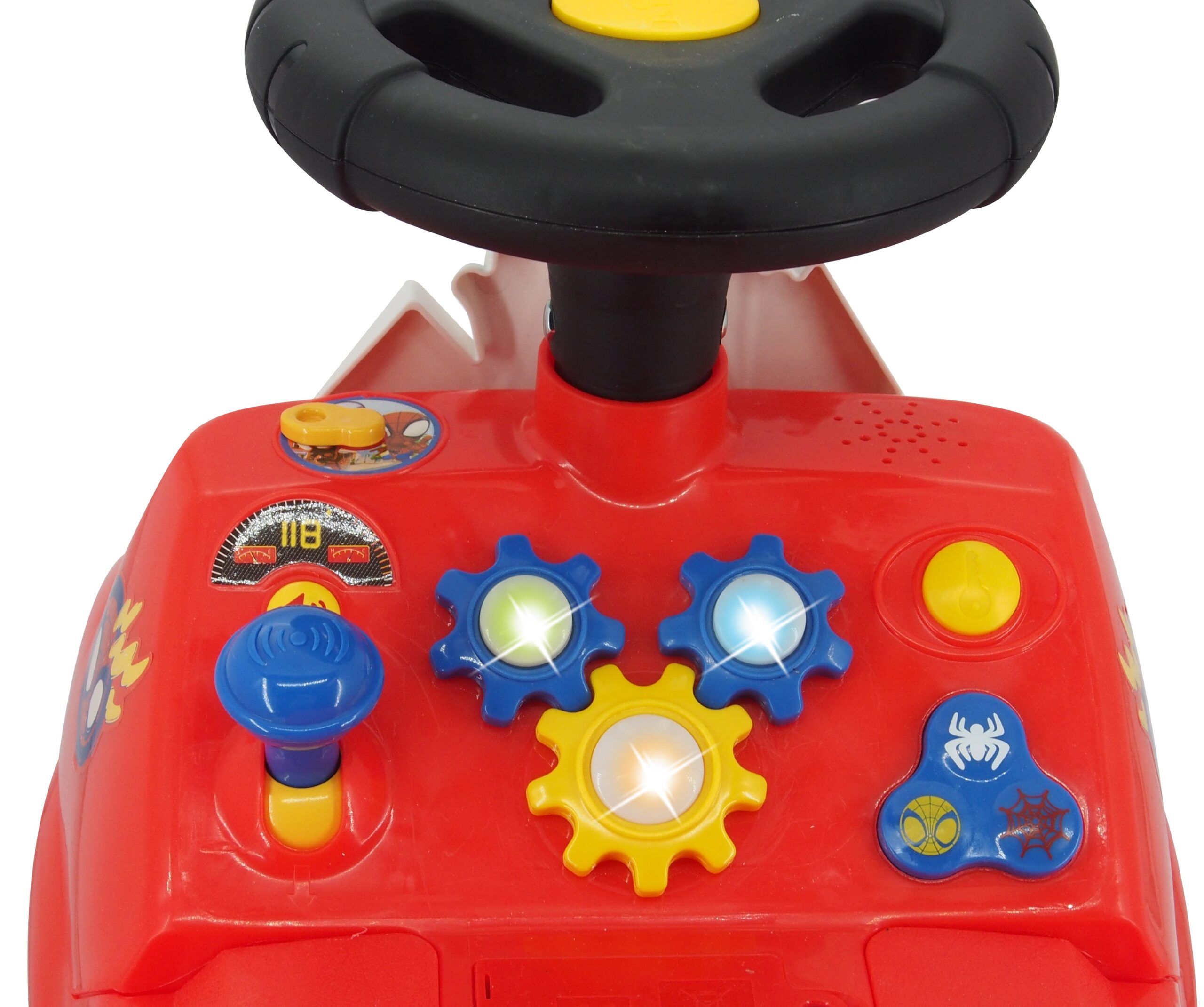 Kiddieland Lights N' Sounds Spidey Adventure Ride-On - Large - Image 2