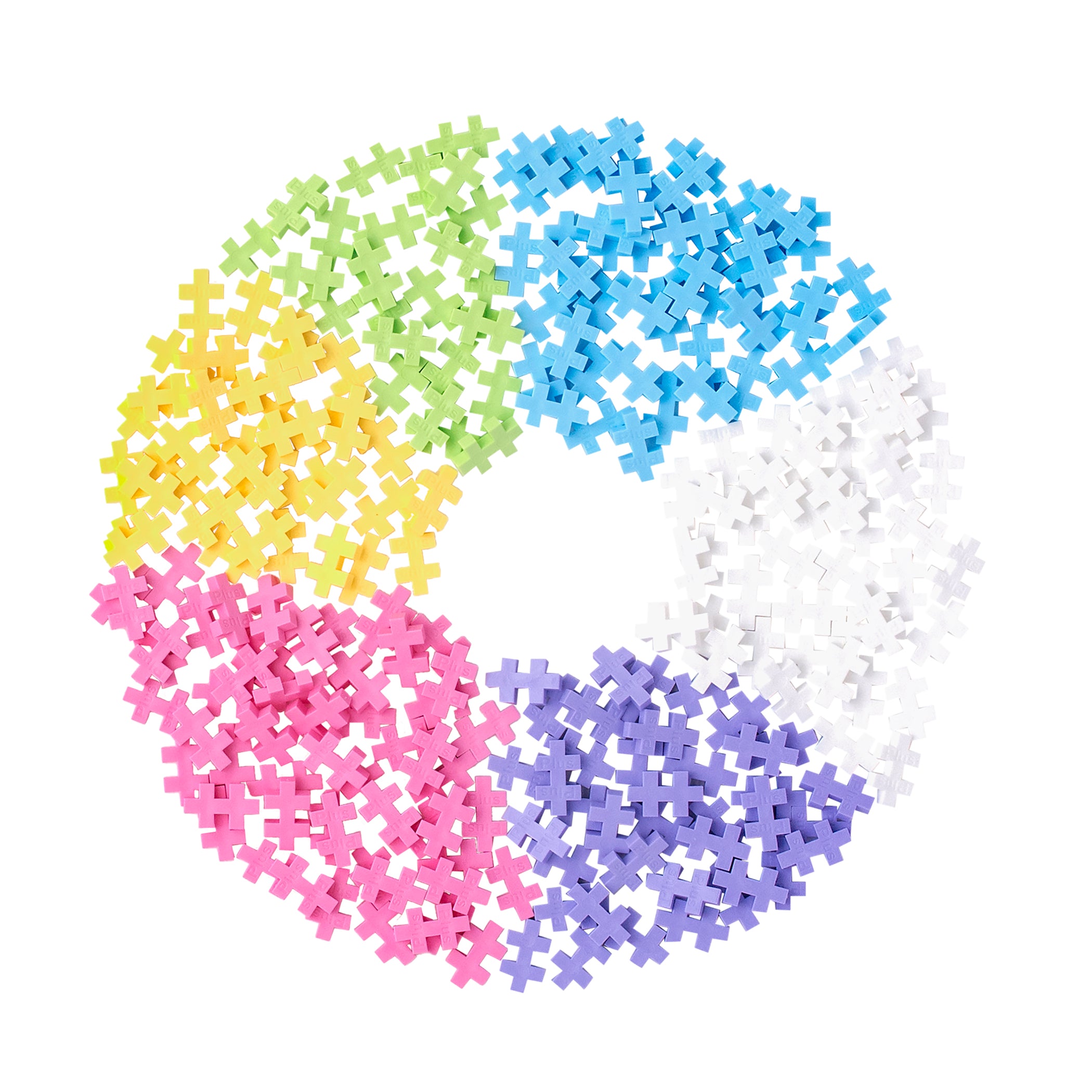 Plus-Plus Pastel 240-Piece Building Set - Creative Open-Ended Play Tube - Image 4
