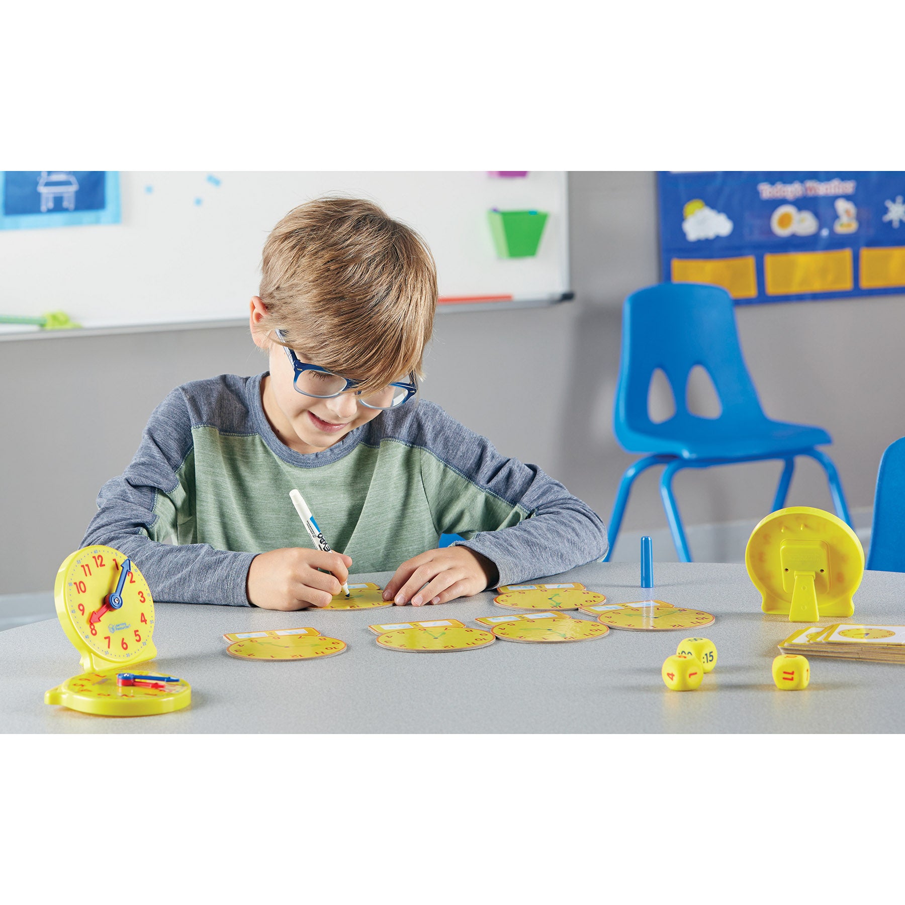 Learning Resources About Time! - Classroom Clock Set for Time-Telling Skills - Image 4