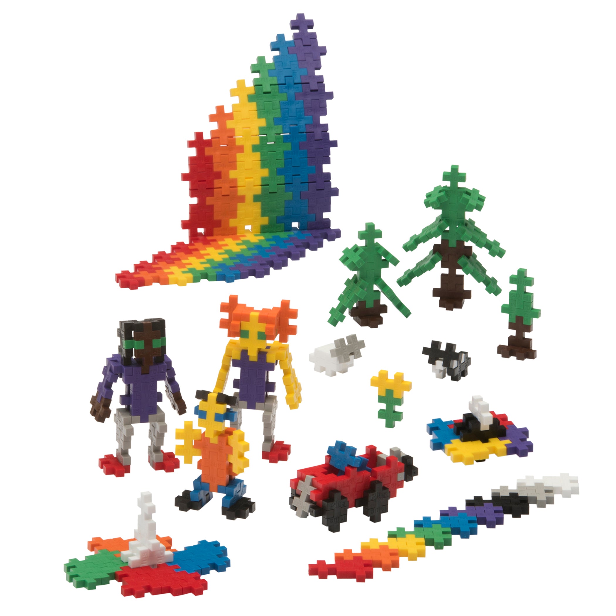 Plus-Plus School Set - 3600 Pieces with 12 Baseplates, Assorted Colors - Image 5