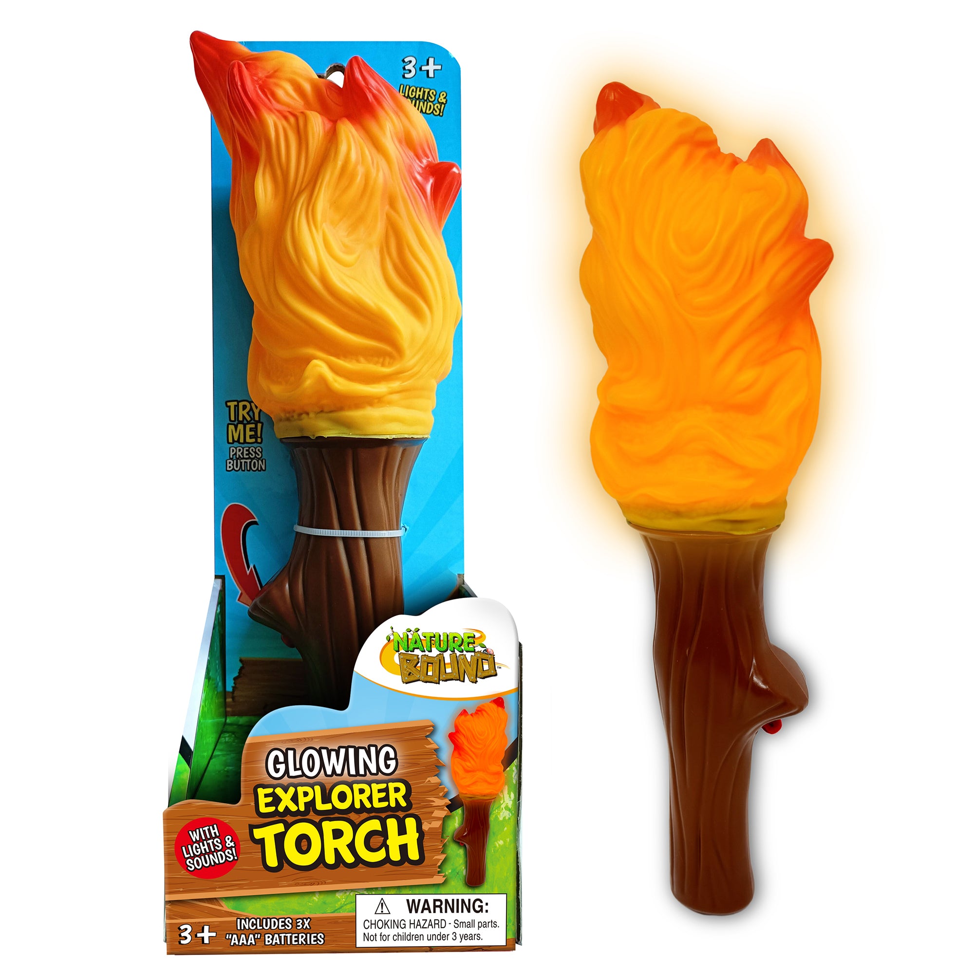 Nature Bound Glowing Explorer Torch for Kids - Fun Camping Toy