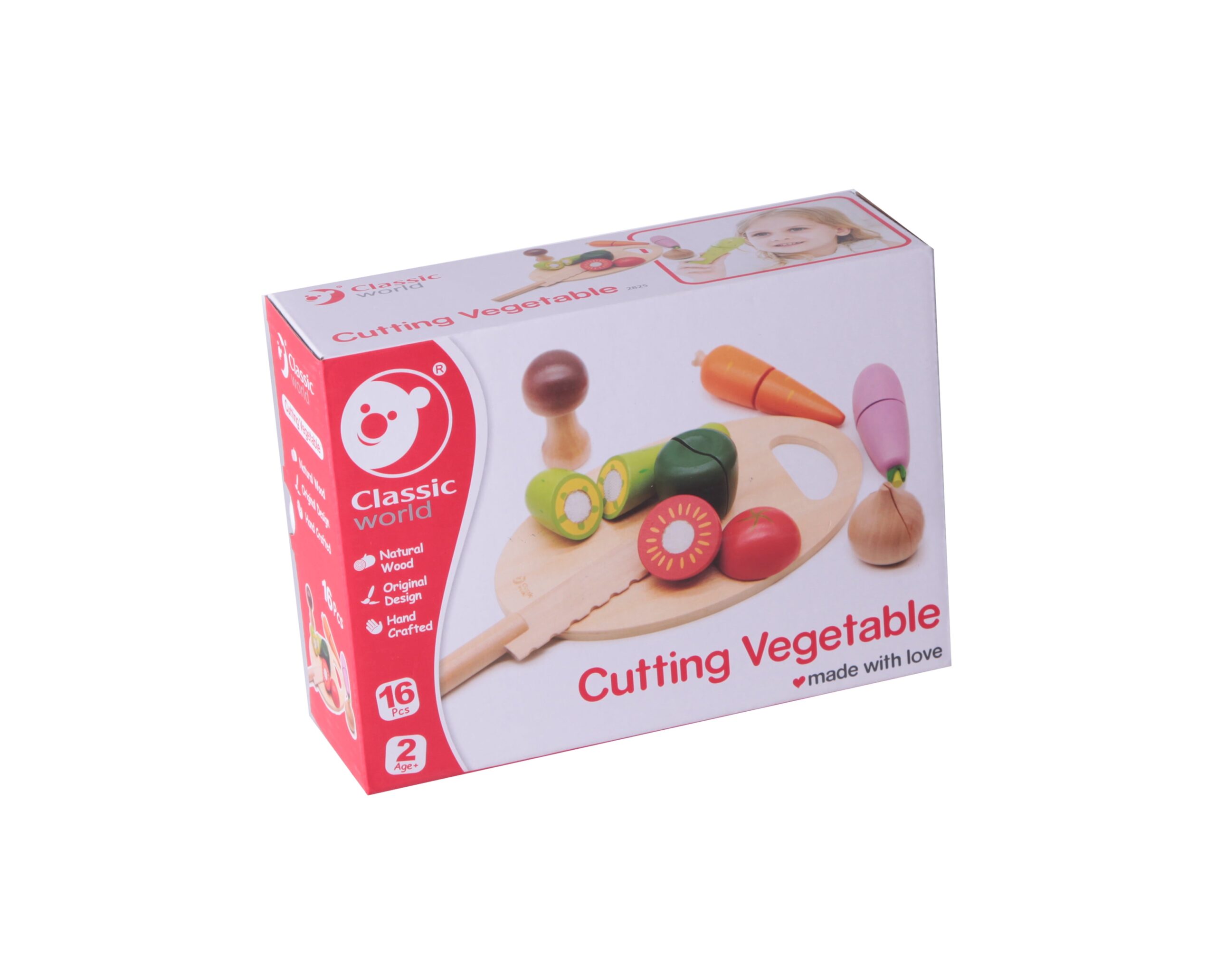 Classic World 9-Piece Vegetable Cutting Playset - Image 2