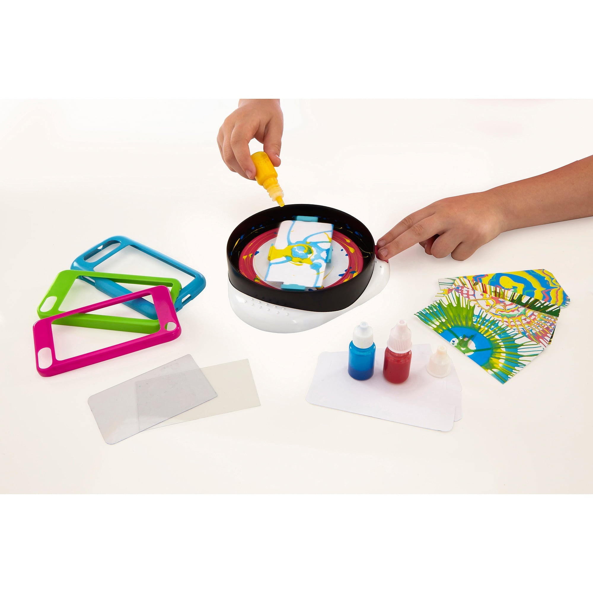 Make Your Case Designer Spin Art Cell Phone Case Creation Kit - Image 2