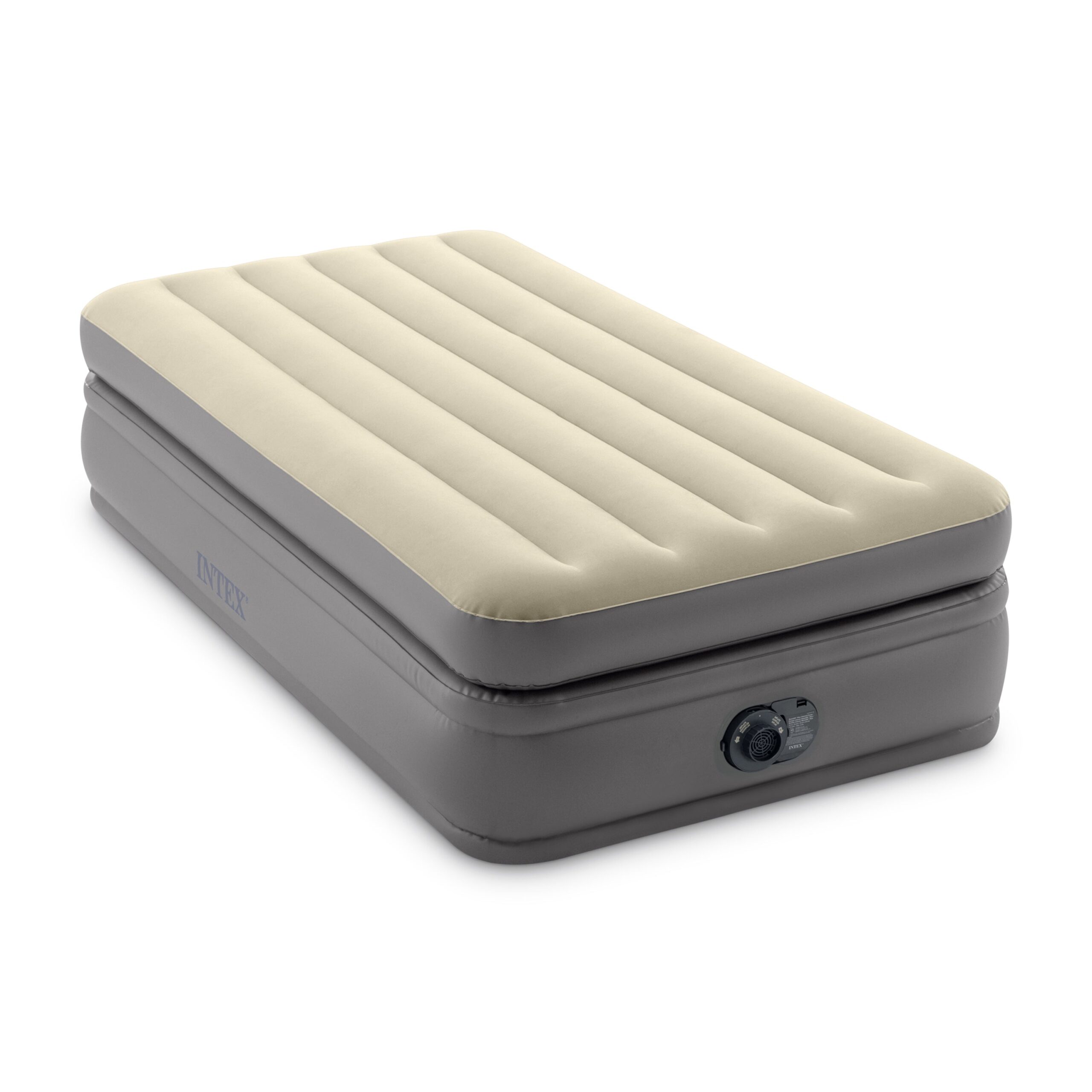 Intex Comfort Elevated Fiber-Tech Twin Airbed ?C Velvety Soft - Image 2