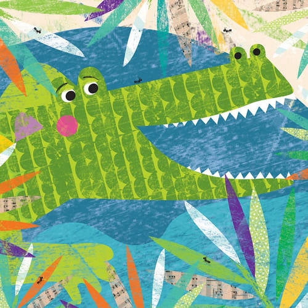 Oopsy Daisys Peeking Jungle Buddies Canvas Wall Art