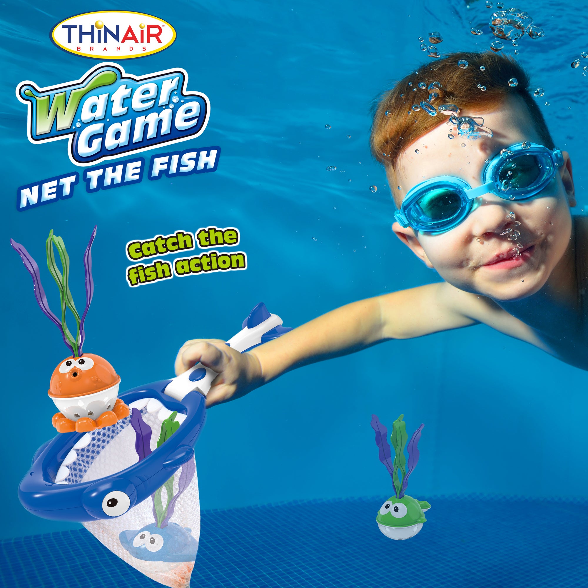 Scooba Duck Shark Net & Fish Water Game - Colorful Bath & Pool Fun for Ages 3+ - Image 4