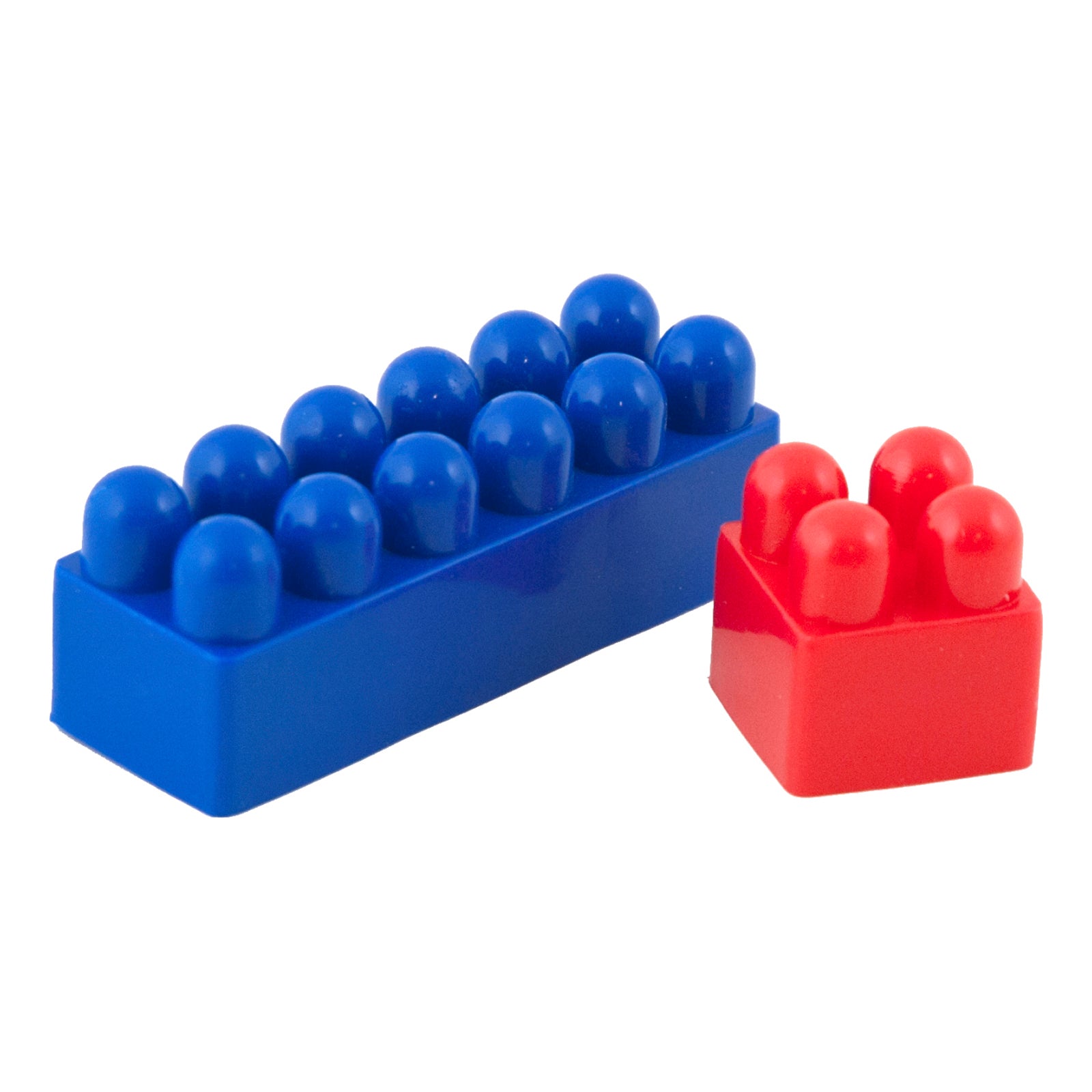 Miniland Educational 120-Piece Interlocking Plastic Blocks Set with Wheels - Image 2