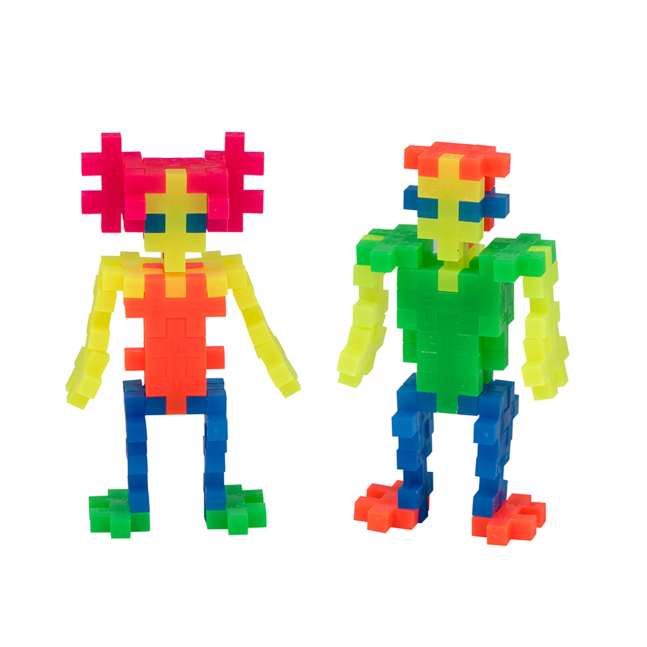 Plus-Plus Neon 240-Piece Construction Set - Creative Building Tube - Image 3
