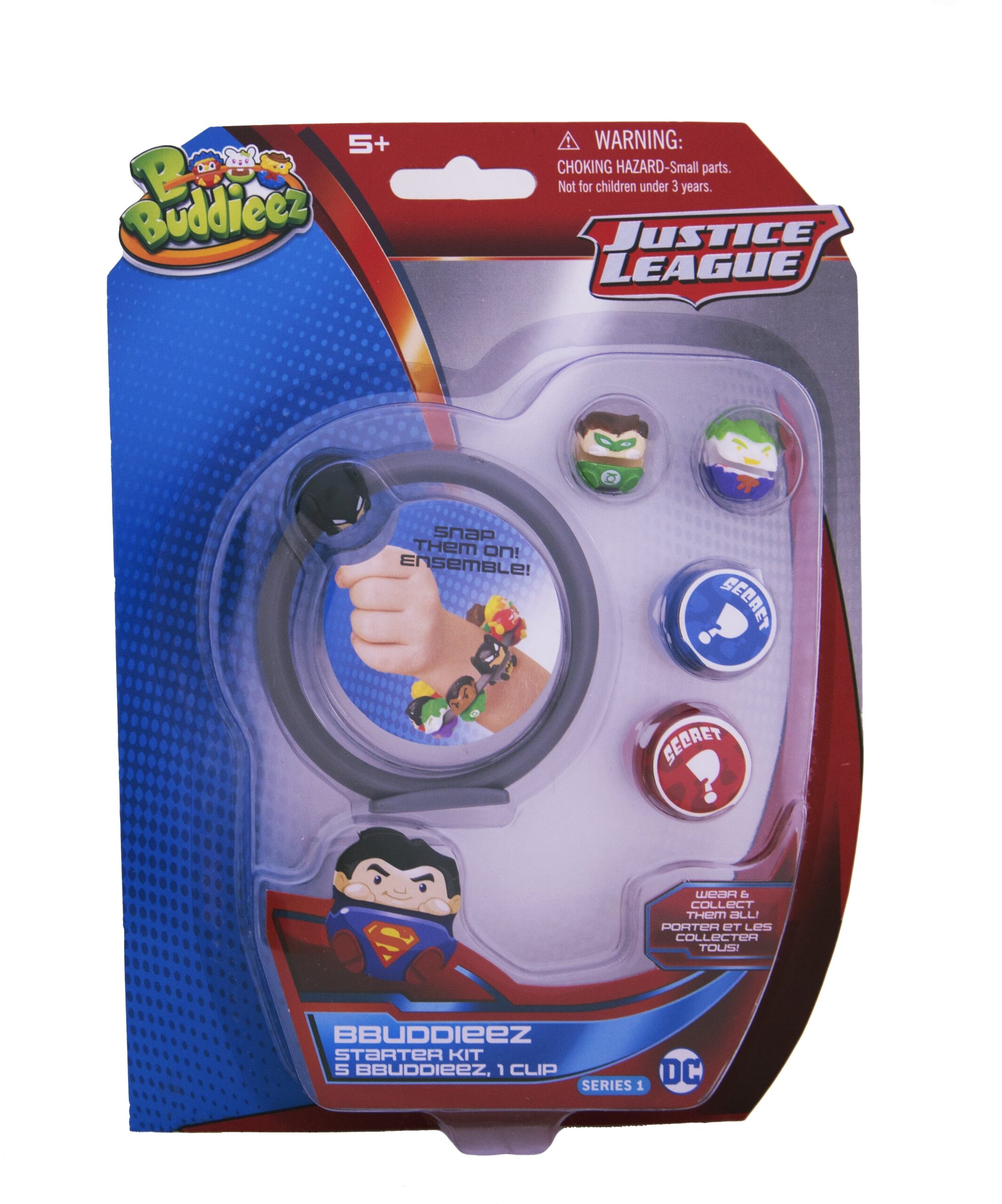 Bbuddieez DC Justice League Collectible Kit with Batman & Superman Clips - Image 2