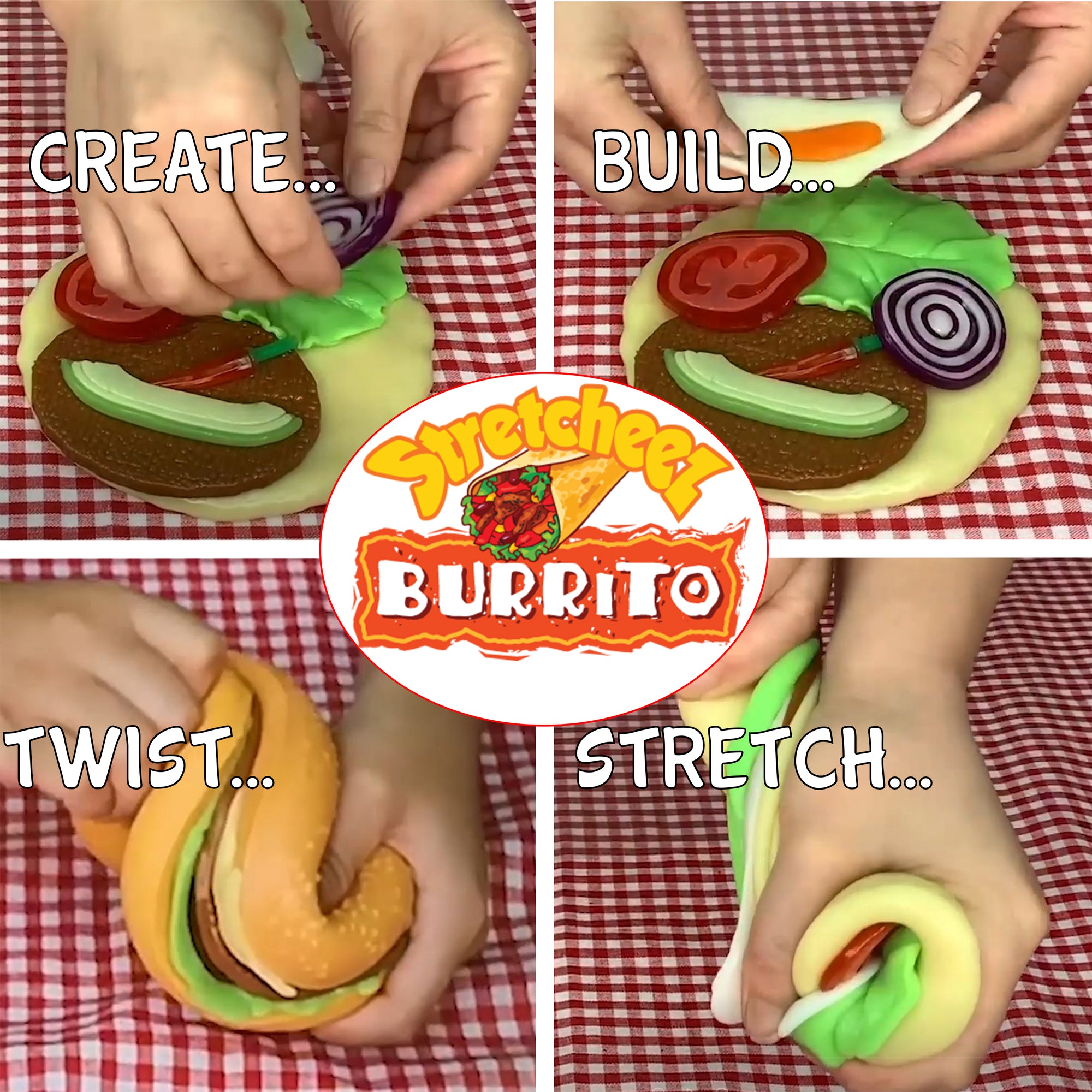 Stretcheez Surprise Burrito 2-Pack ?C Stretchy Play Food Set - Image 4