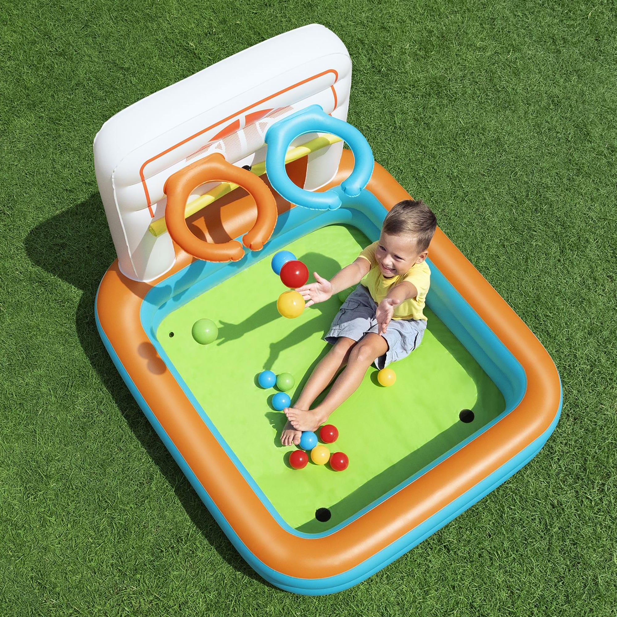 Bestway Kick 'N Swish Inflatable 3-in-1 Sports Center for Kids - Image 3