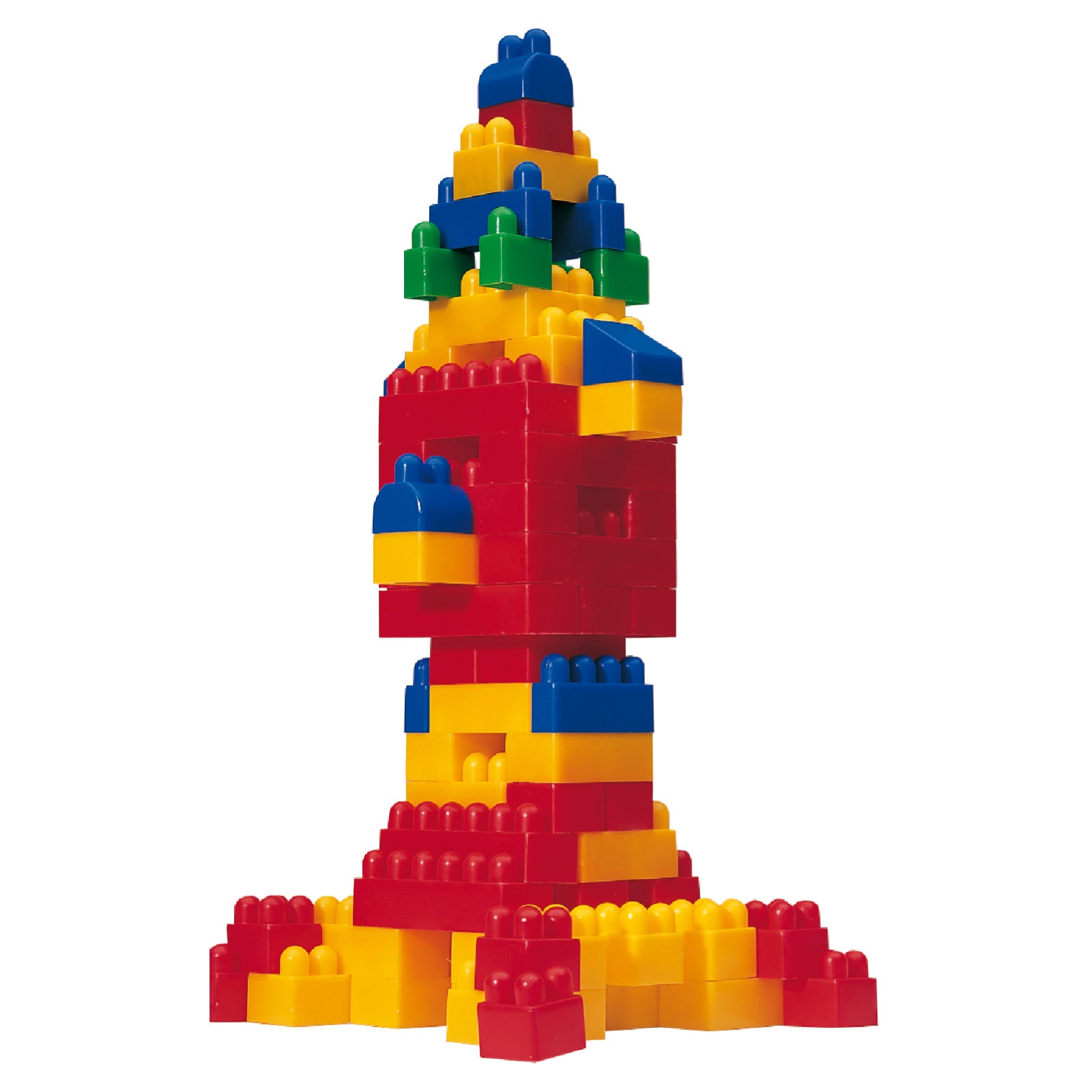 Miniland Educational 120-Piece Interlocking Plastic Blocks Set with Wheels - Image 3