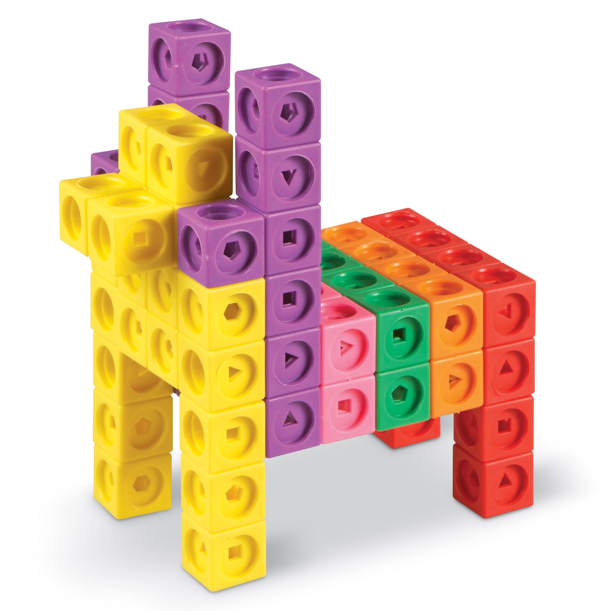 Learning Resources Mathlink Cube Big Builders, 200-Piece Set - Image 4