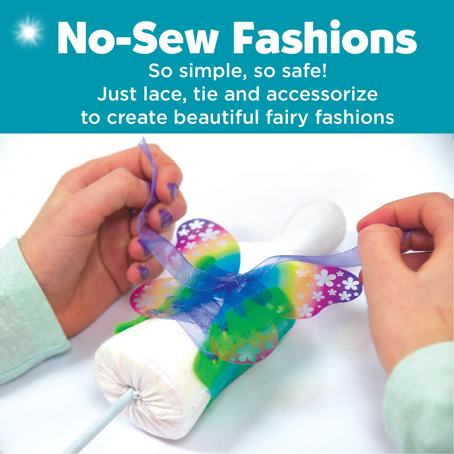 Creativity for Kids Designed by You Fairy Fashions - No-Sew Dress-Up Kit - Image 4