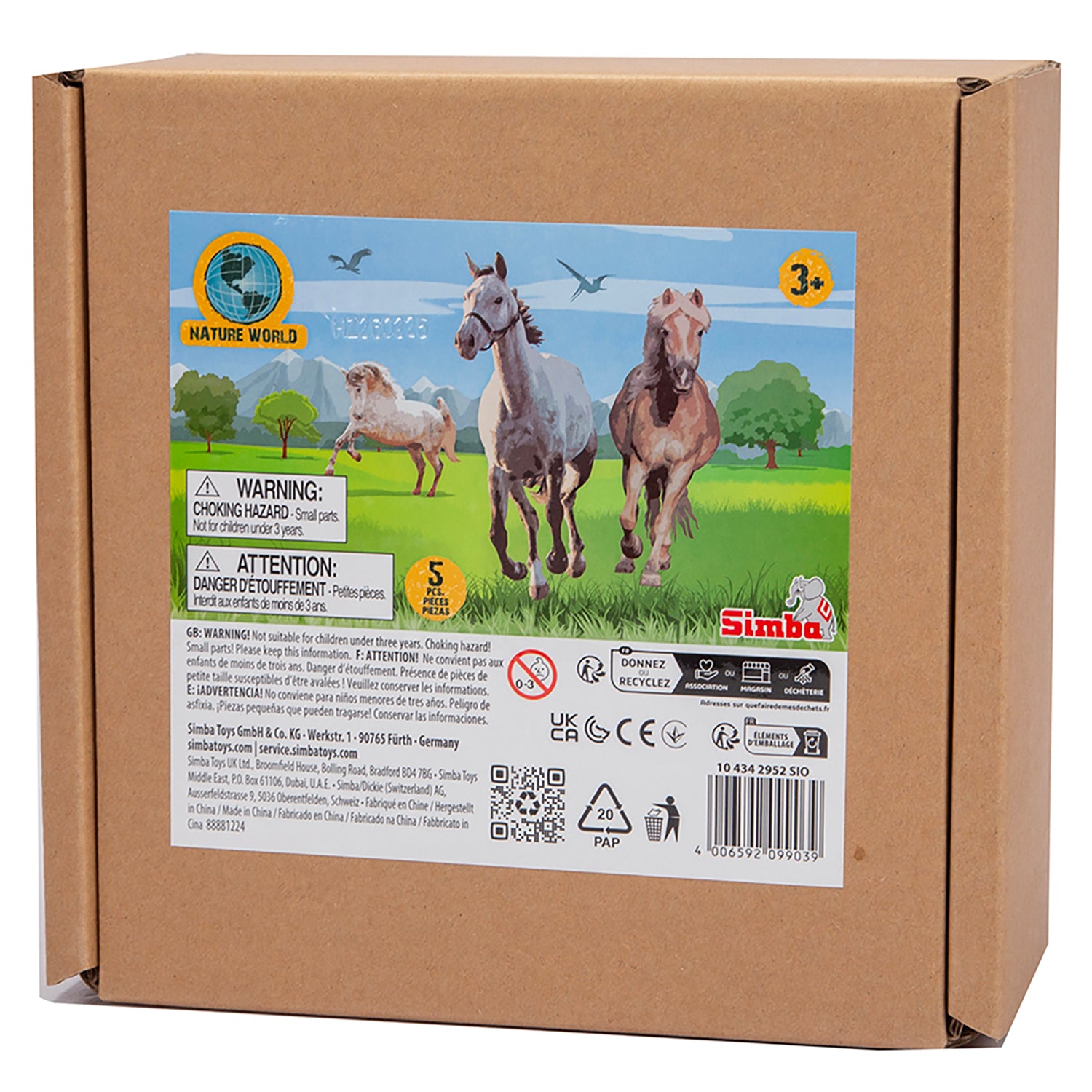 Simba Toys Equestrian Adventure - 5 Horse Figurine Playset for Kids - Image 2
