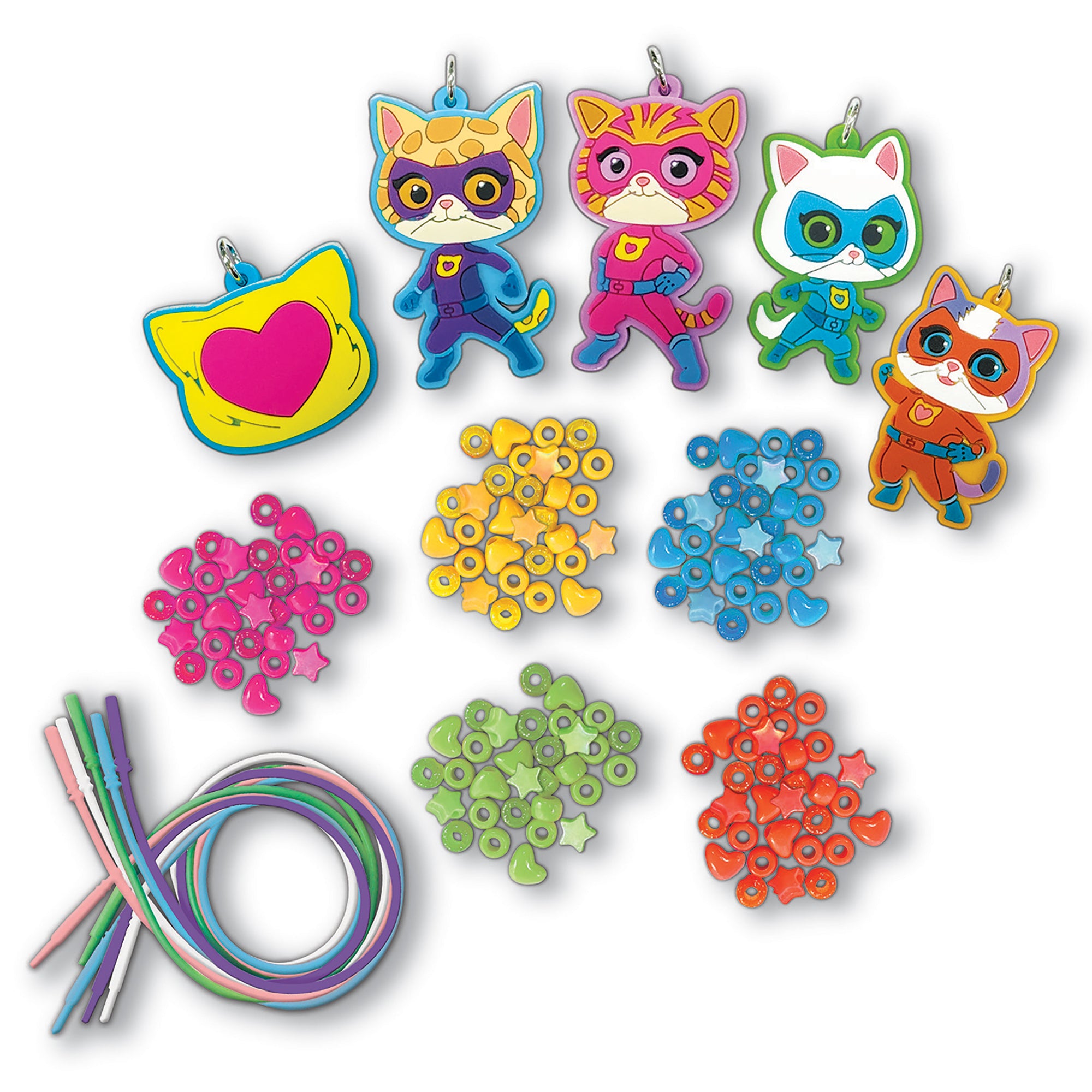 Super Kitties Bead & Charm Necklace Activity Set ?C 161 Pieces - Image 2