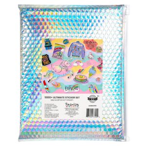 Mega Sticker Collection 5000+ Spectacular Variety Pack with 3D, Glow & Holographic Designs